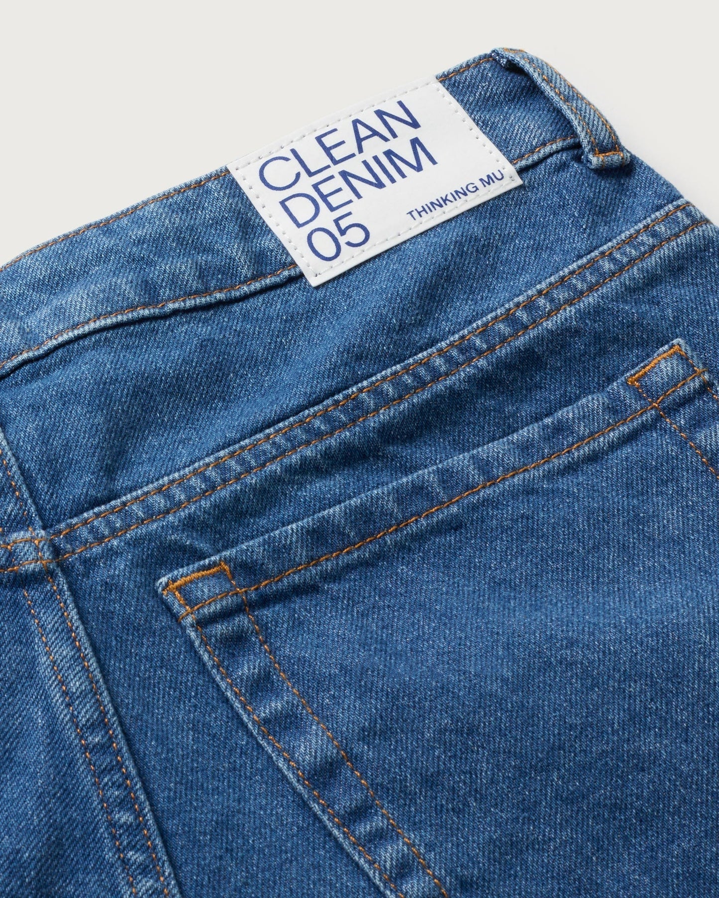 Jean ample en coton bio | bleu "tusa clean denim hedda pants"