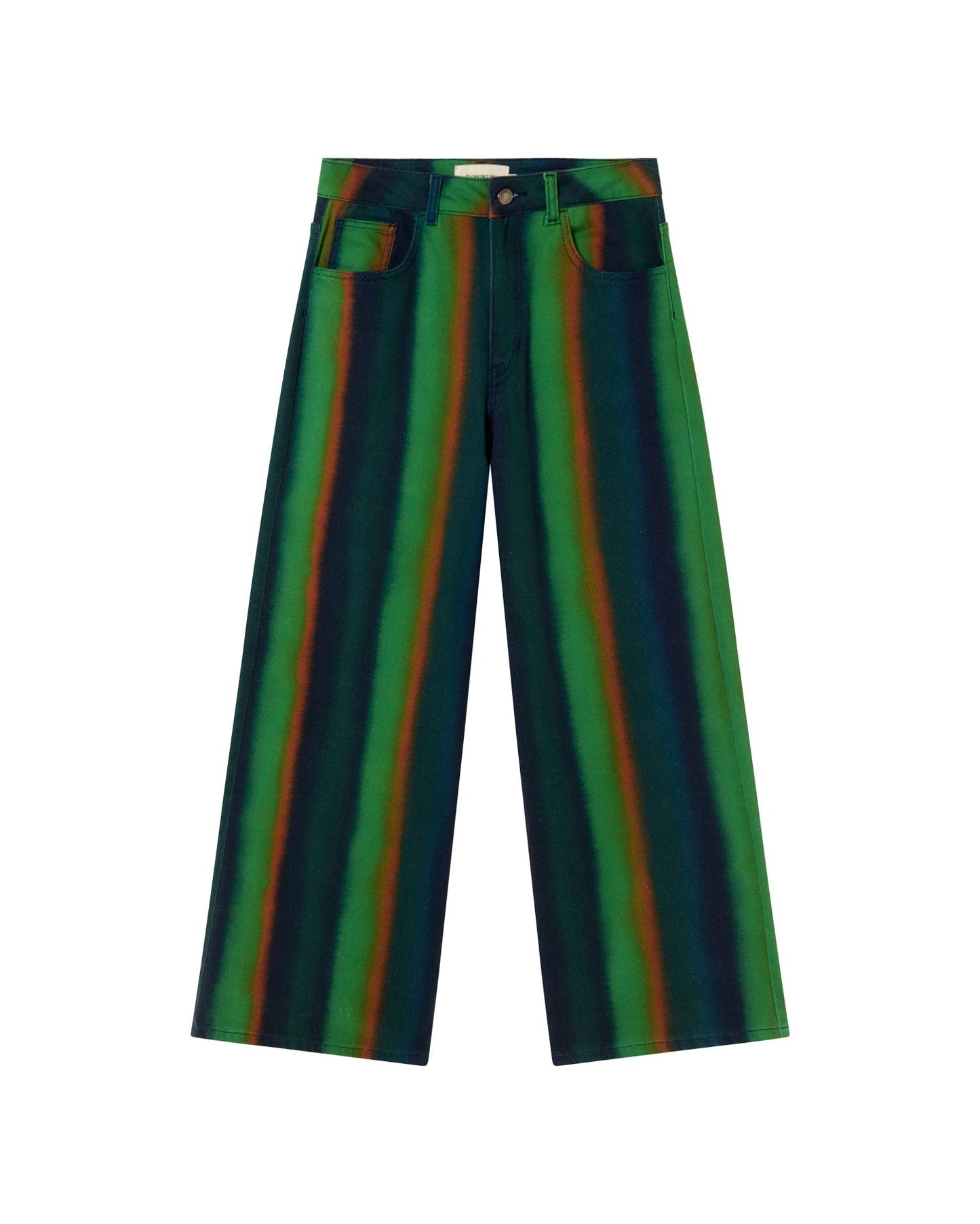 Pantalon ample en coton bio | multicolore "swamp hedda pants multicolor"