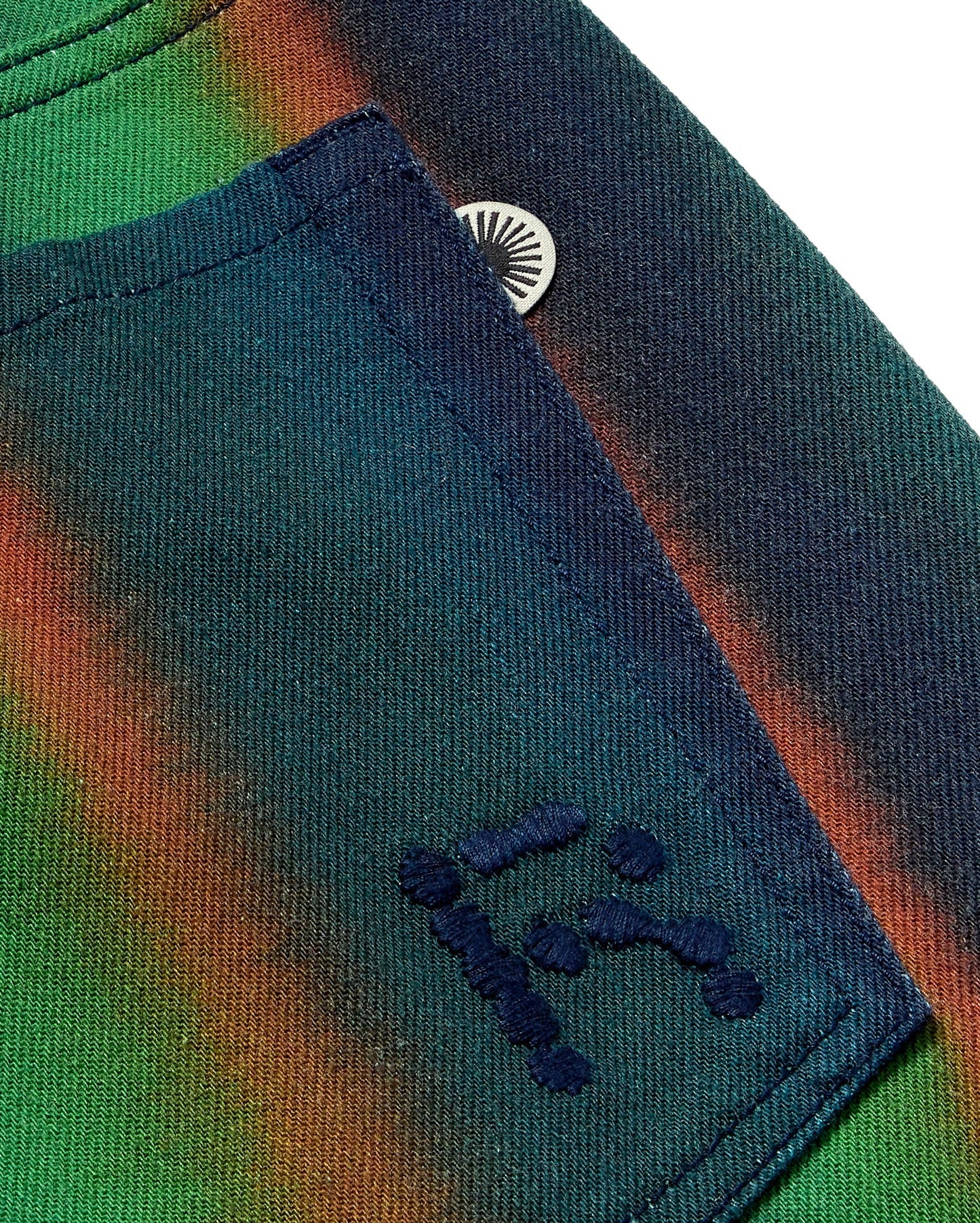 Pantalon ample en coton bio | multicolore "swamp hedda pants multicolor"