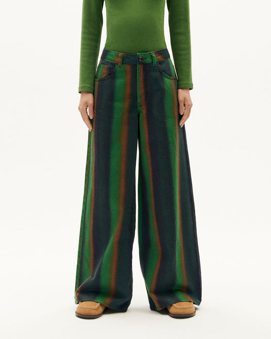 Pantalon ample en coton bio | multicolore "swamp hedda pants multicolor"