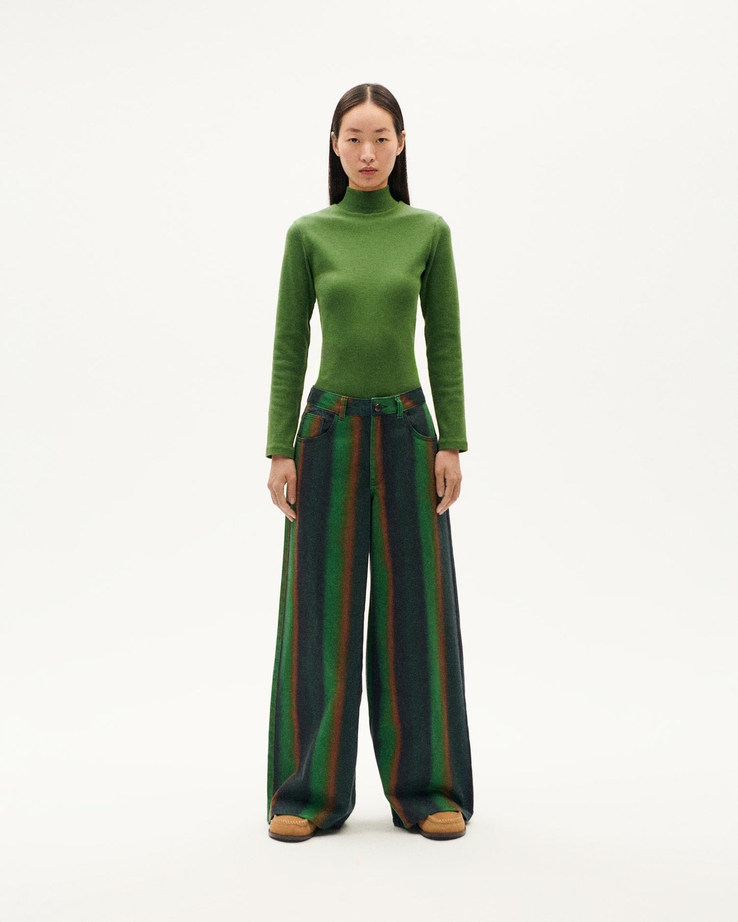 Pantalon ample en coton bio | multicolore "swamp hedda pants multicolor"