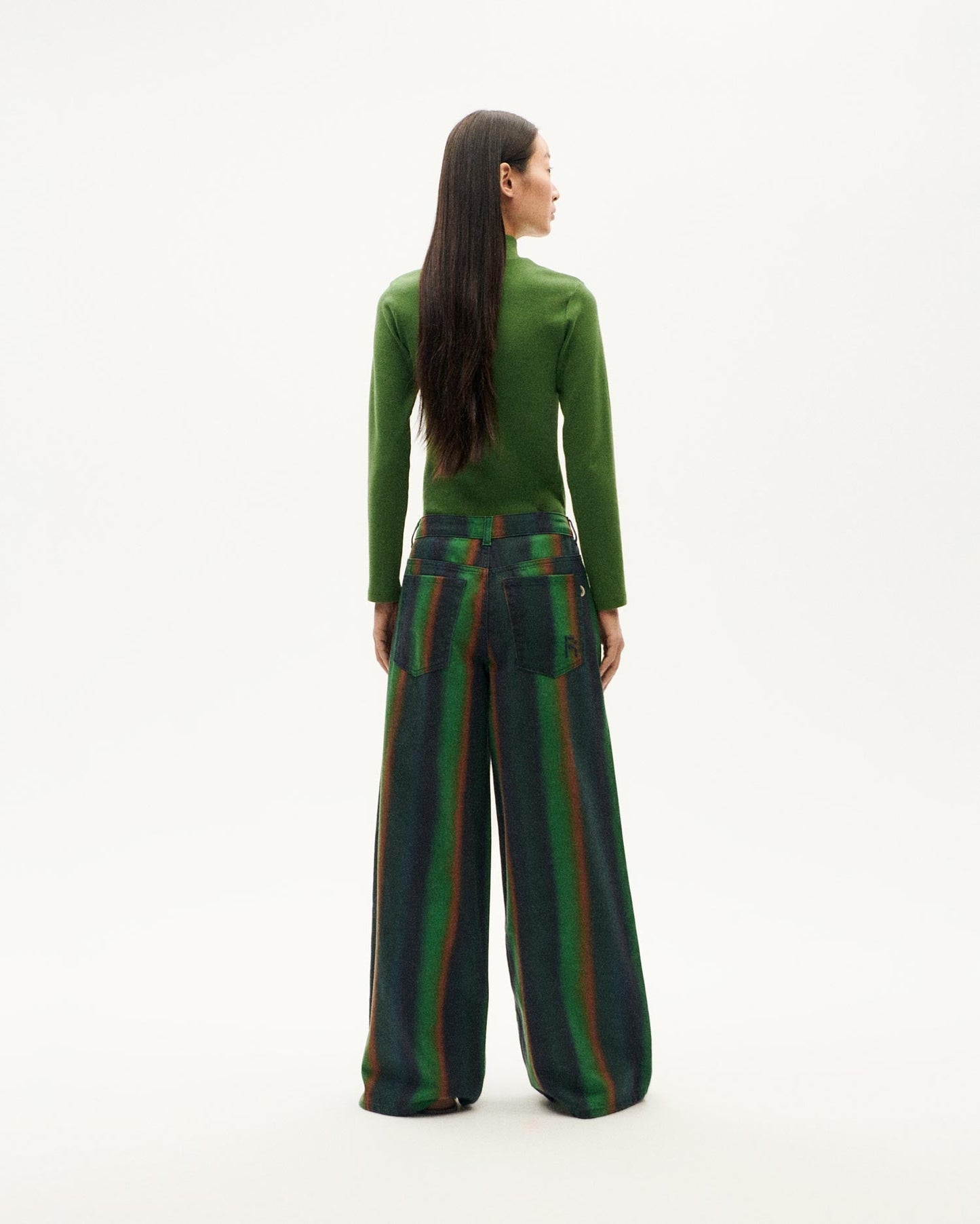 Pantalon ample en coton bio | multicolore "swamp hedda pants multicolor"