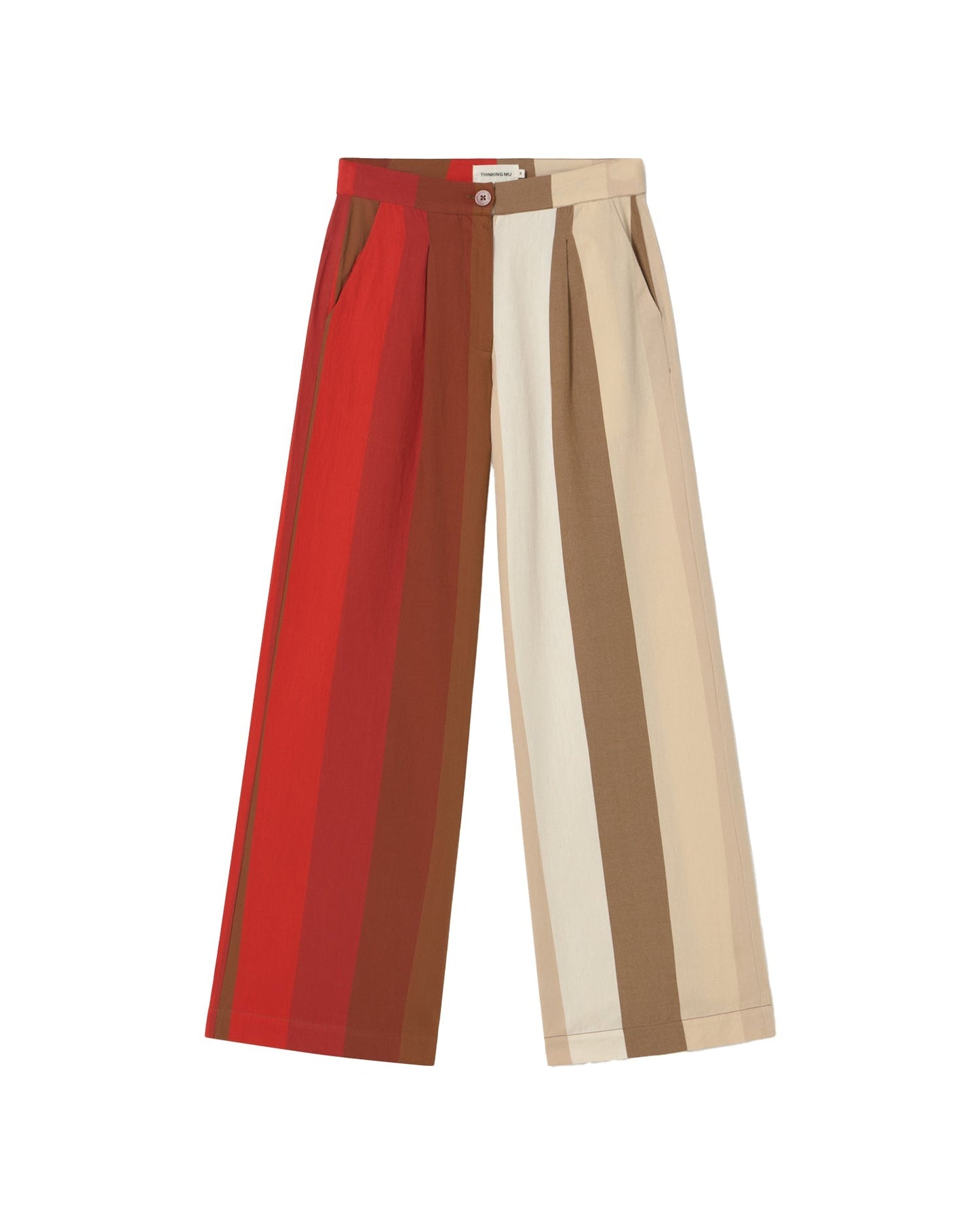 Pantalon ample en coton bio | rayé "Sandfire manolita pants - multicolor"