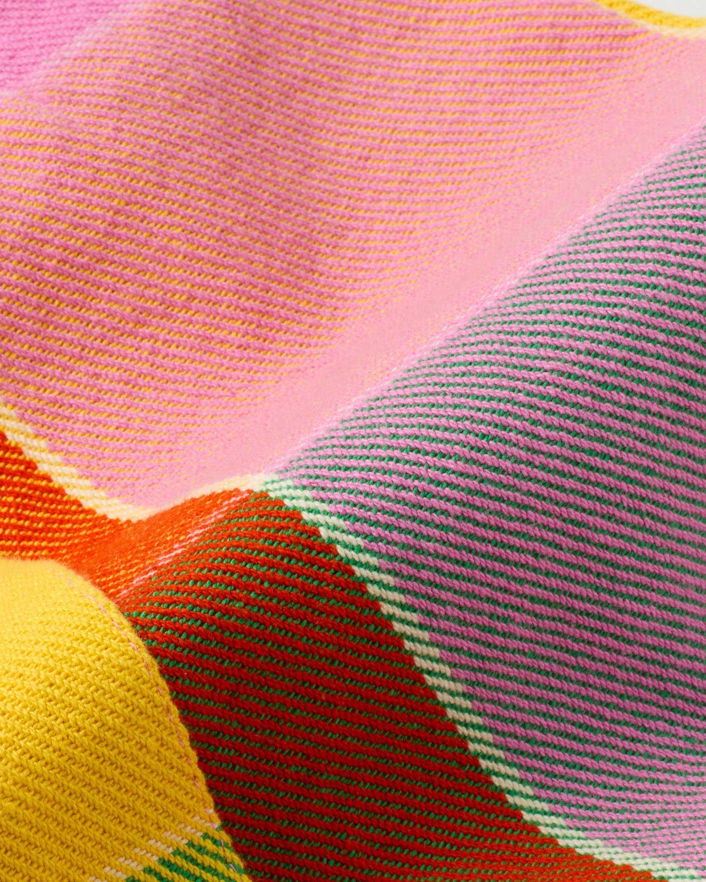 Jupe portefeuille en coton bio | Multicolore "art blanket mila skirt"