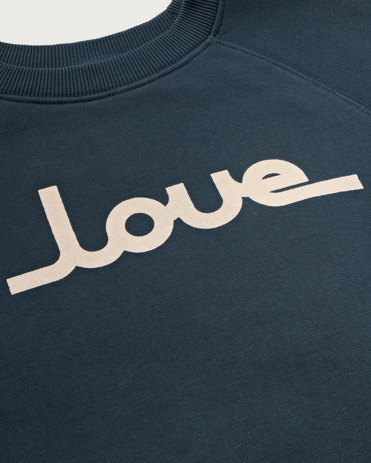 Sweat brodé en coton bio | grey "grafito love bonnie sweatshirt grey"