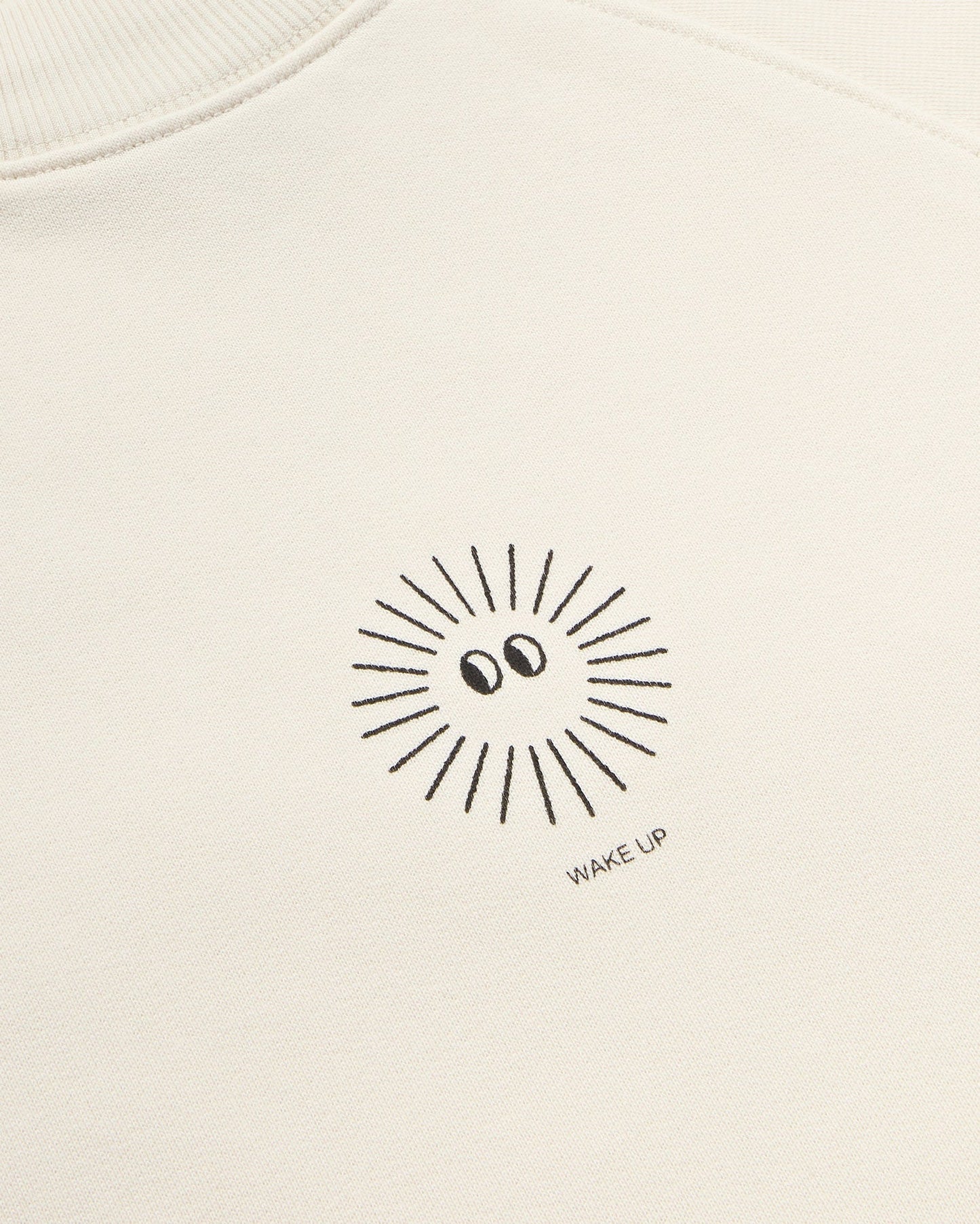 Sweat en coton bio | blanc "soleil white fantine sweatshirt"