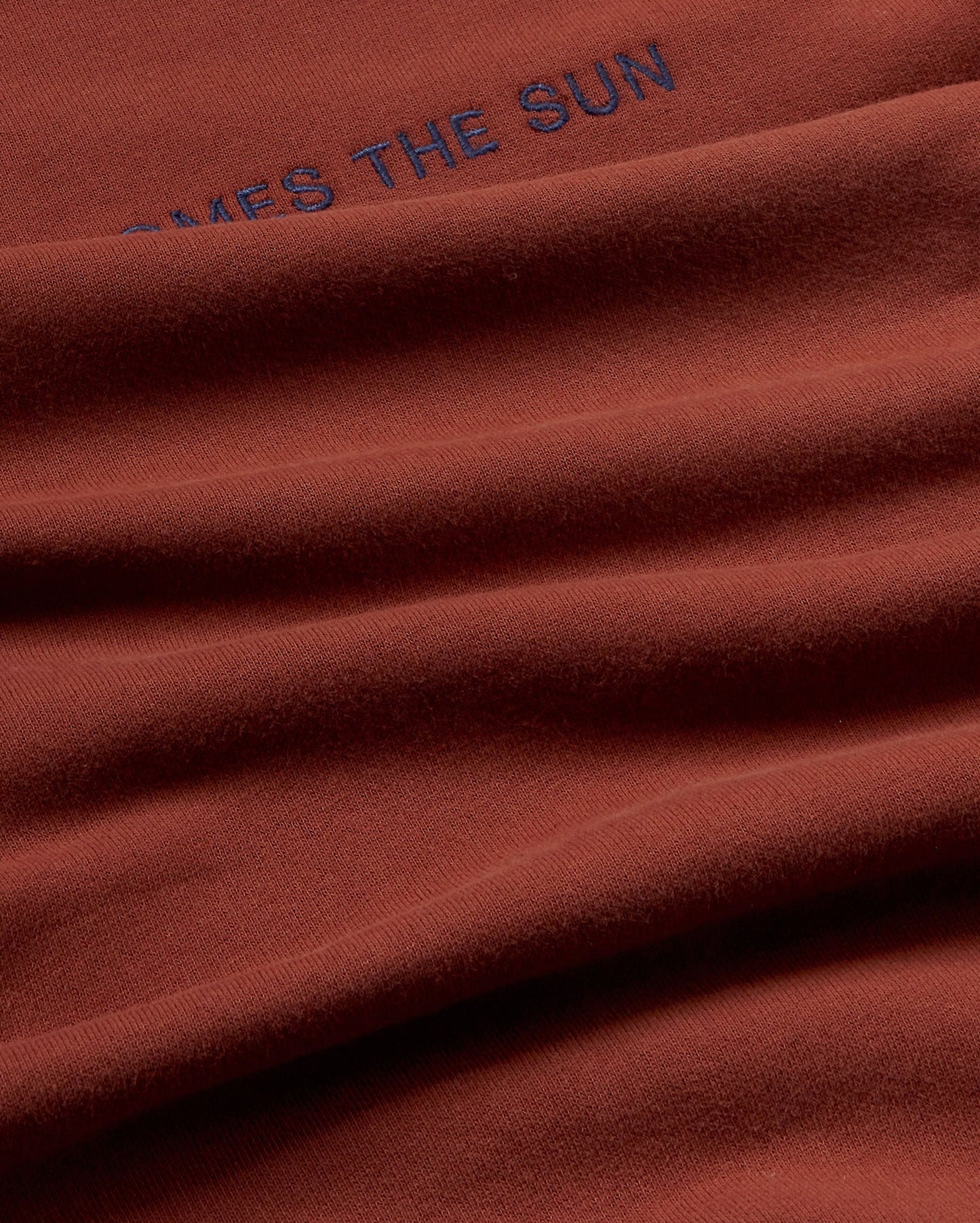 Sweat en coton bio | marron "here comes the sun coffee fantine sweatshirt - brown"