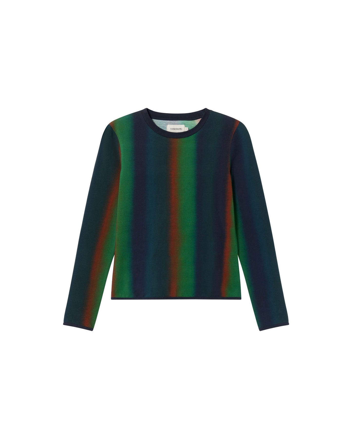 T-shirt manches longues en coton bio | multicolore "swamp brisa top"