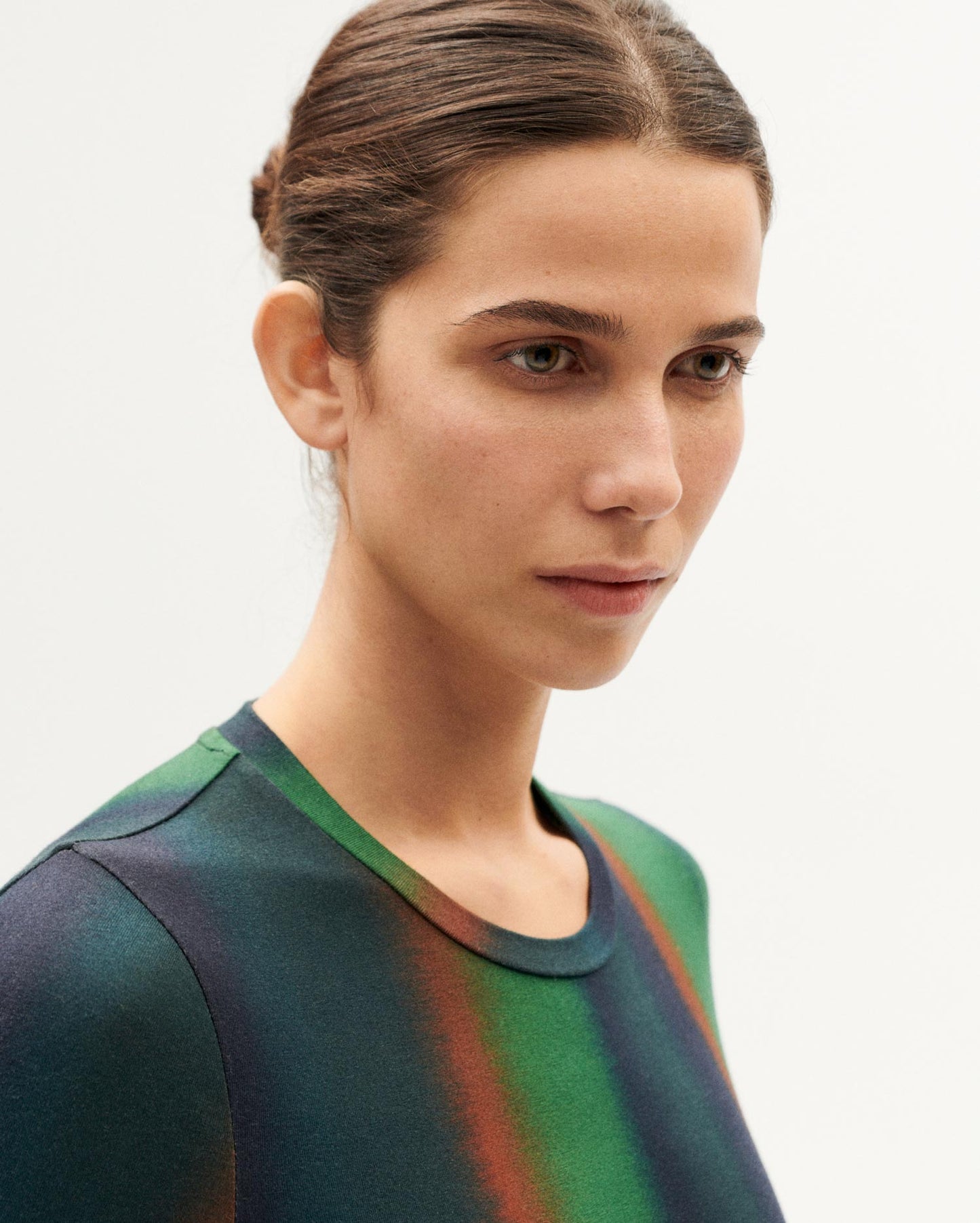T-shirt manches longues en coton bio | multicolore "swamp brisa top"