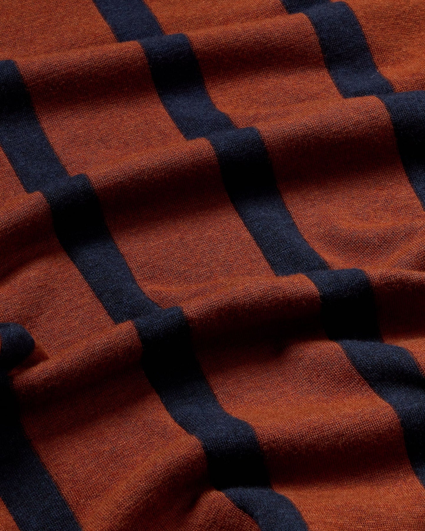 T-shirt manches longues matières recyclées | marron "toasted navy casilda top"