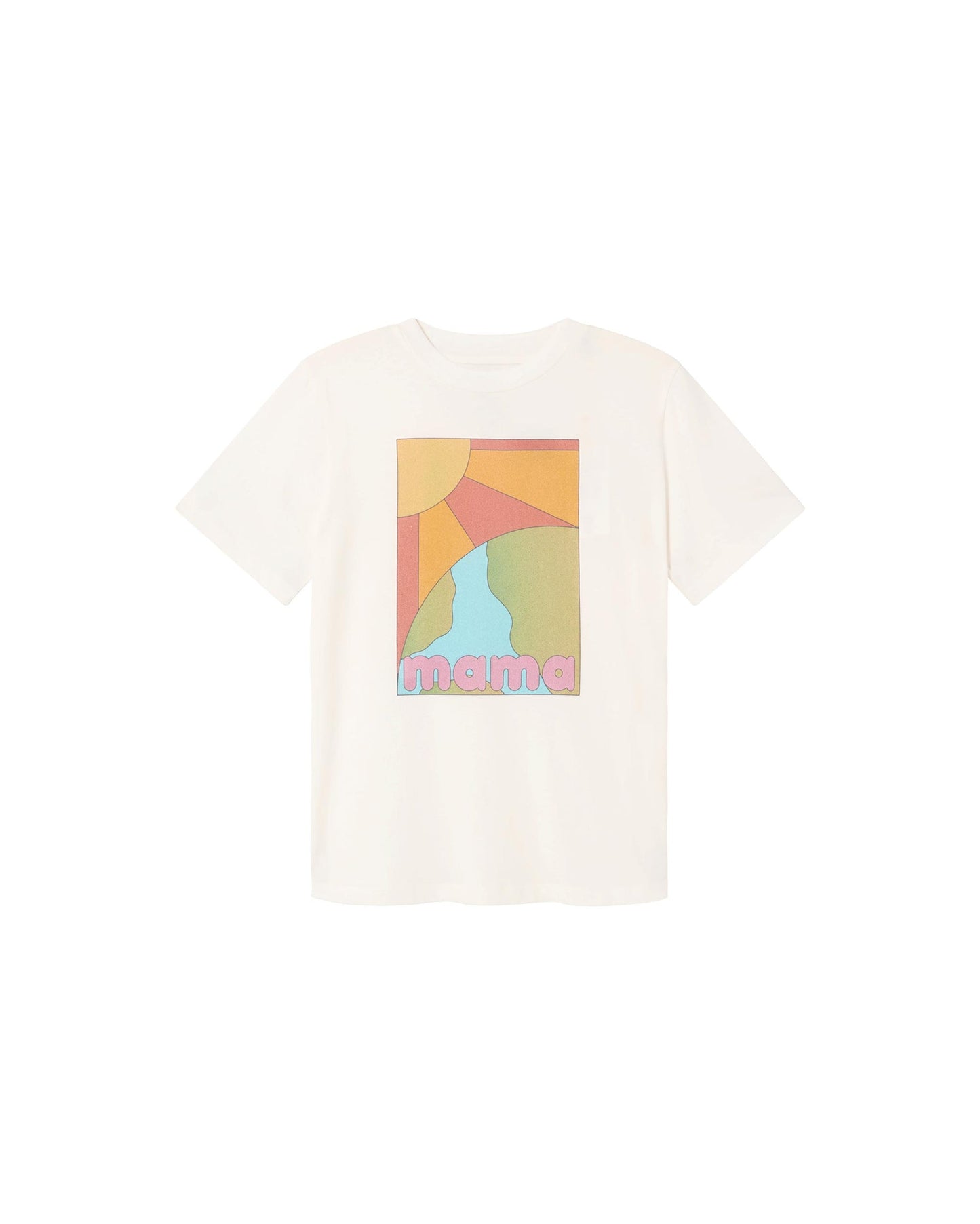 T-shirt blanc imprimé en coton bio - mama juno t-shirt snow white