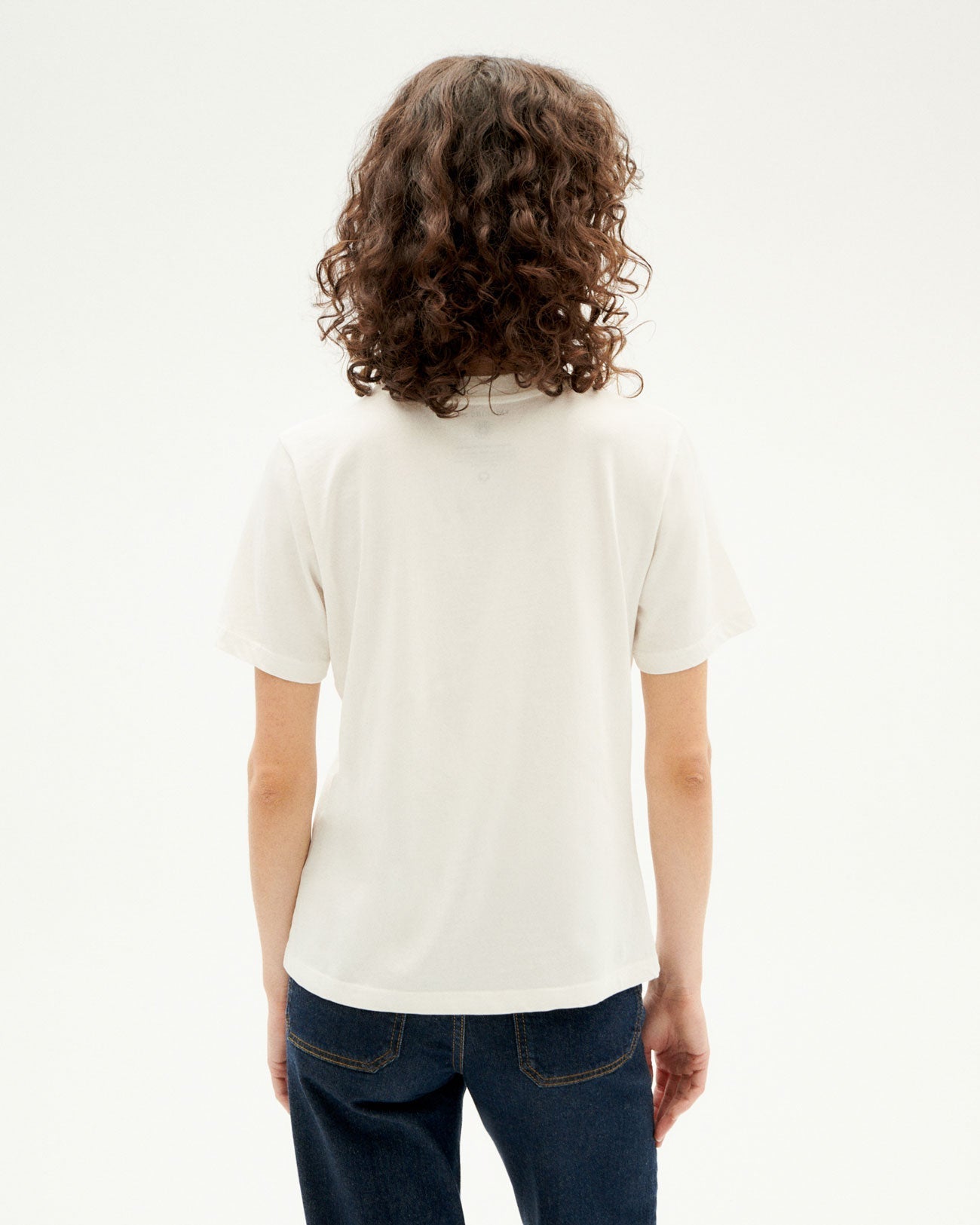 T-shirt blanc imprimé en coton bio - mama juno t-shirt snow white