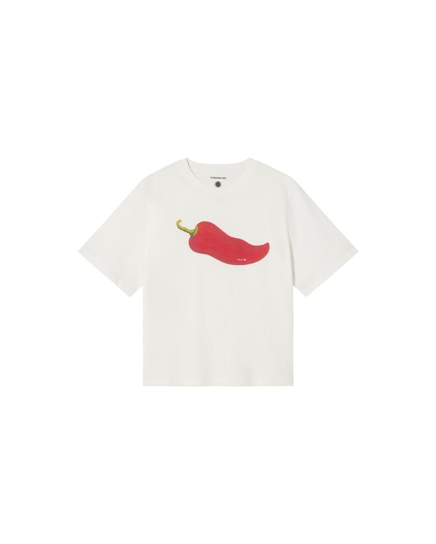 T-shirt en coton biologique | blanc "chilli lucia tee - white"