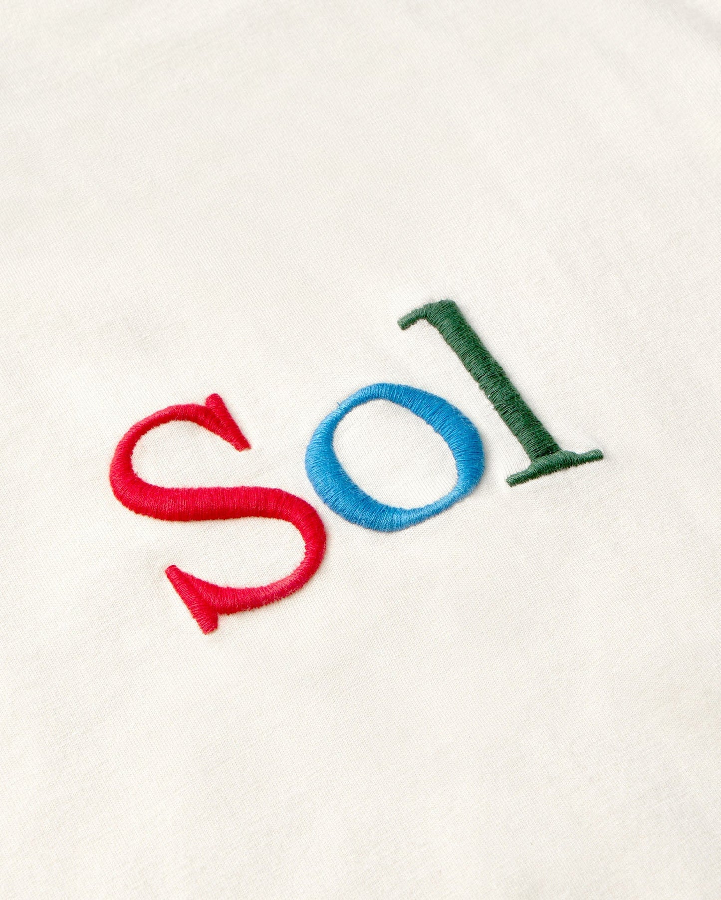 T-shirt ample en coton bio | blanc "sol type white volta tee - white"