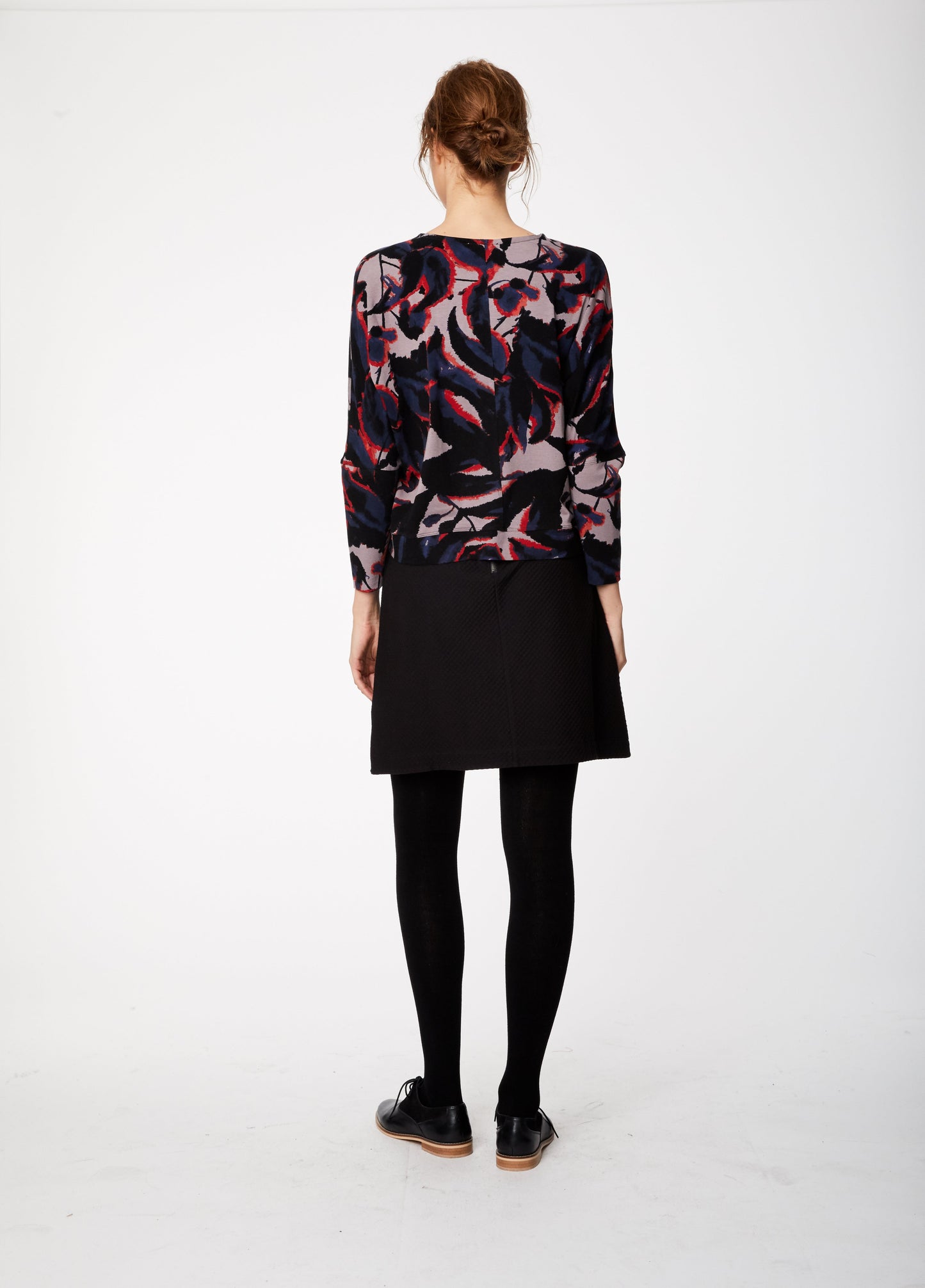 Jupe noire en coton bio