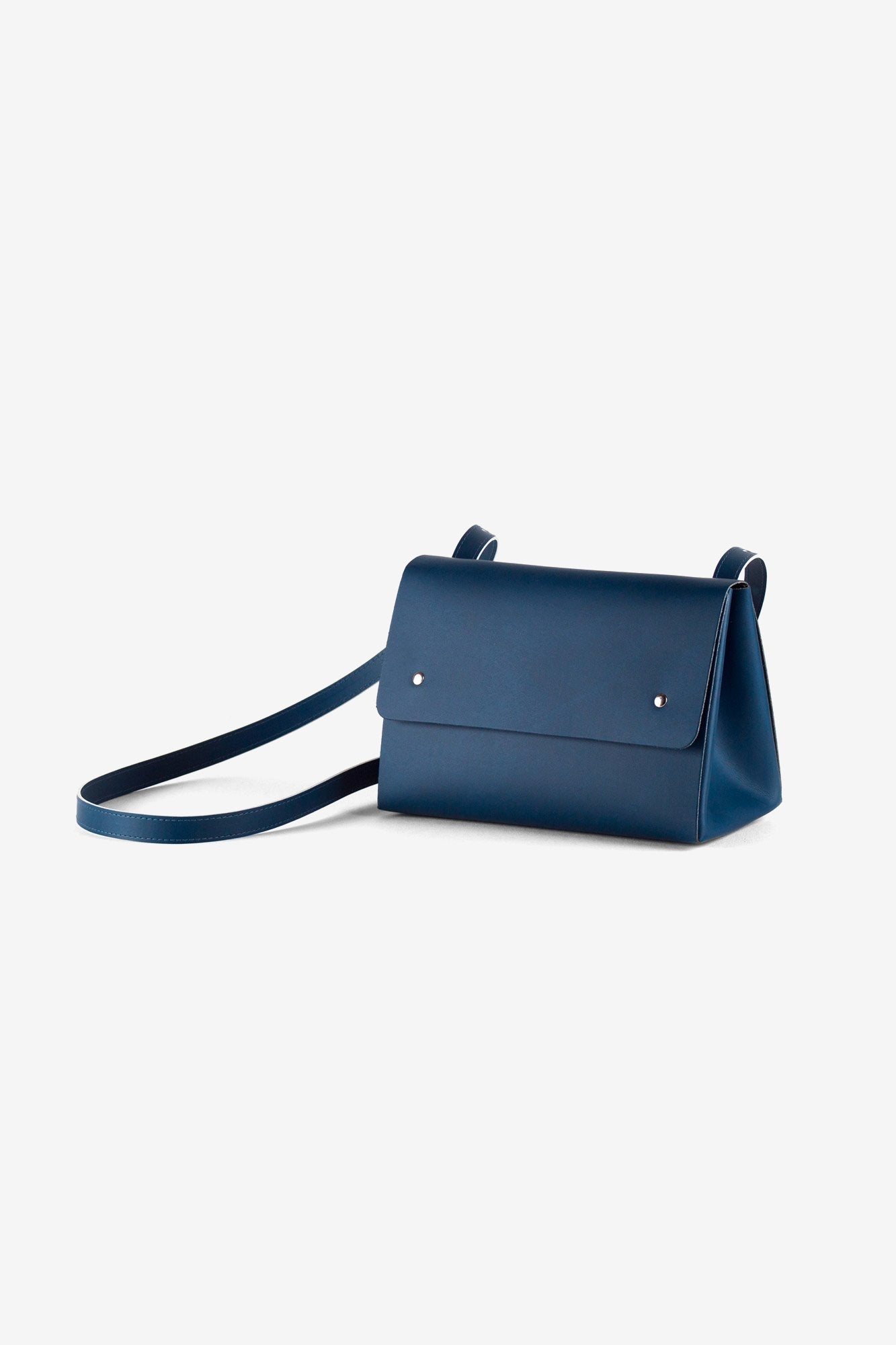 Sac marine en cuir recyclé - triangle bucket