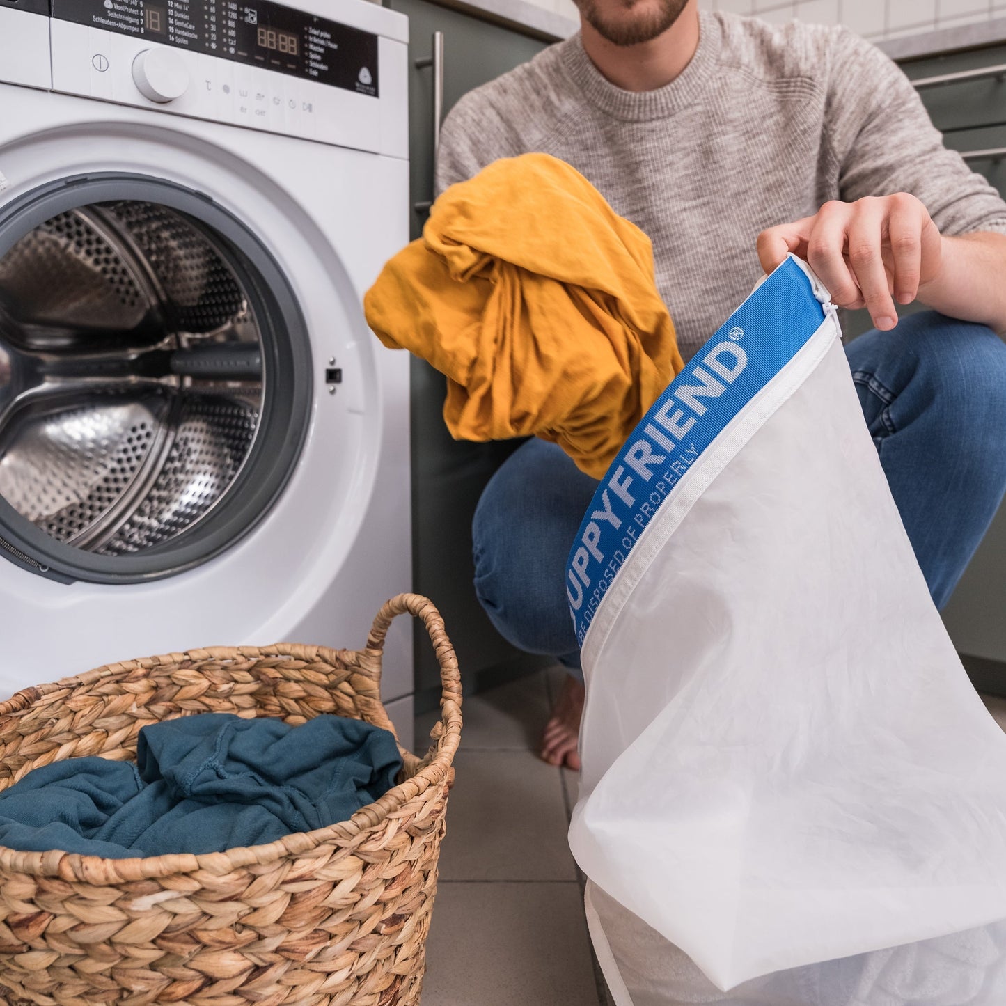 Sac de lavage pour vêtements synthétiques - guppyfriend