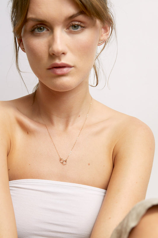Collier en or recyclé - Connected Circle