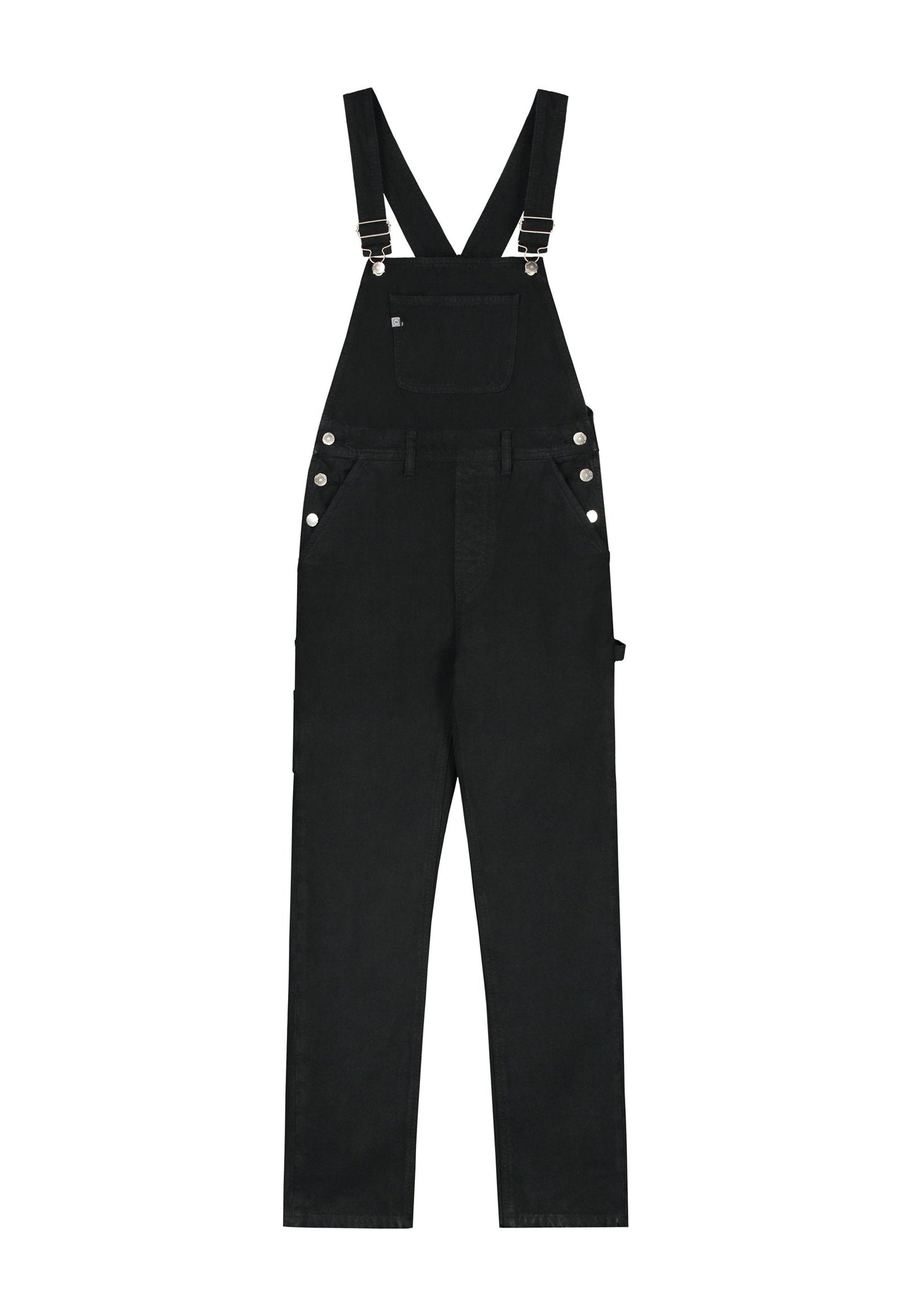 Salopette noire en coton bio - Jenn Dungaree dip black