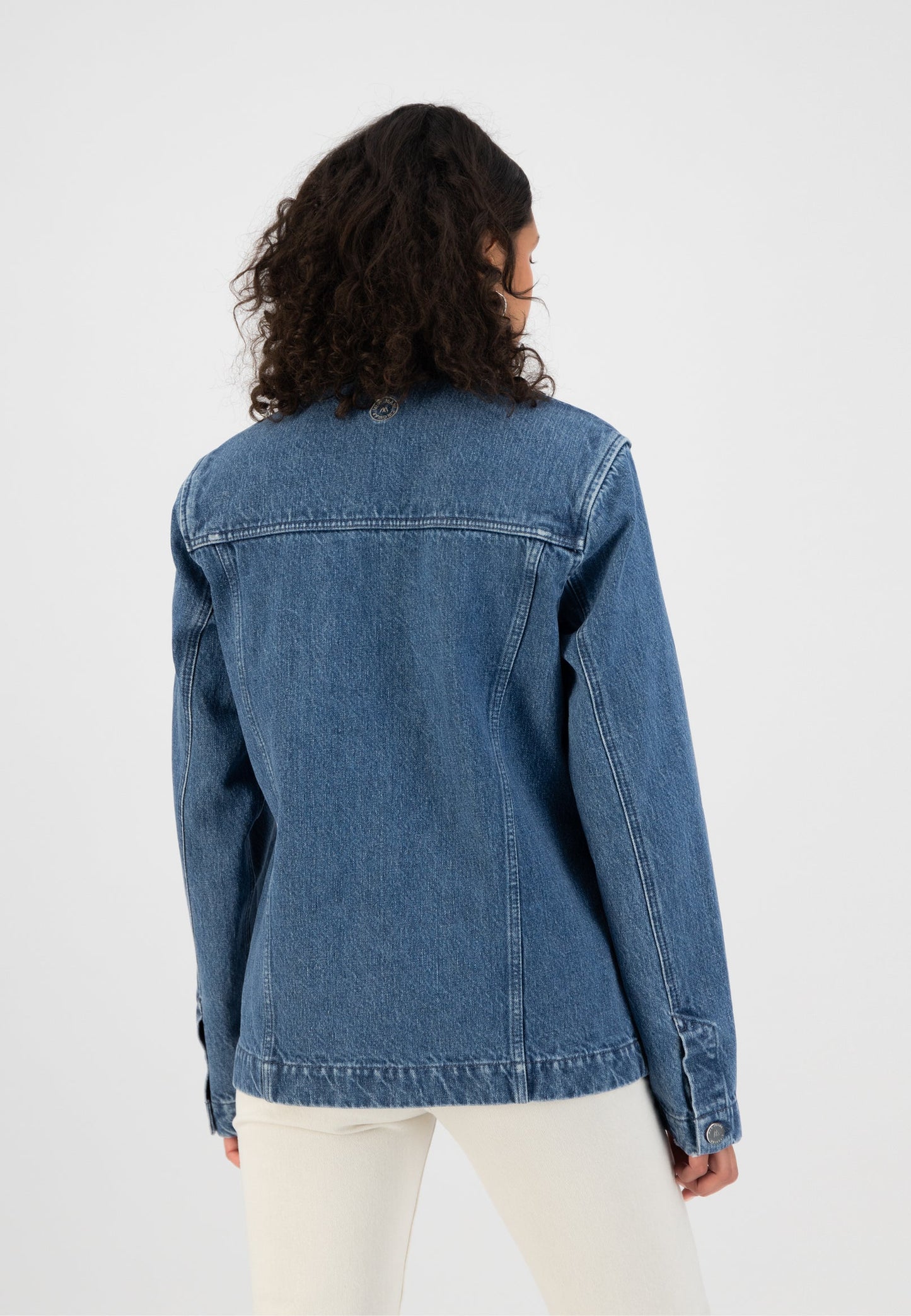 Veste en jean en chanvre, coton bio et recyclé - jackson medium stone