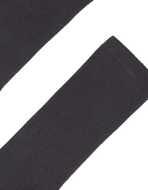Chaussettes hautes en coton bio | gris "lava grey"