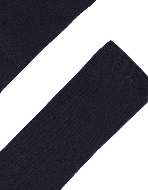 Chaussettes hautes en coton bio | marine "Navy blue"
