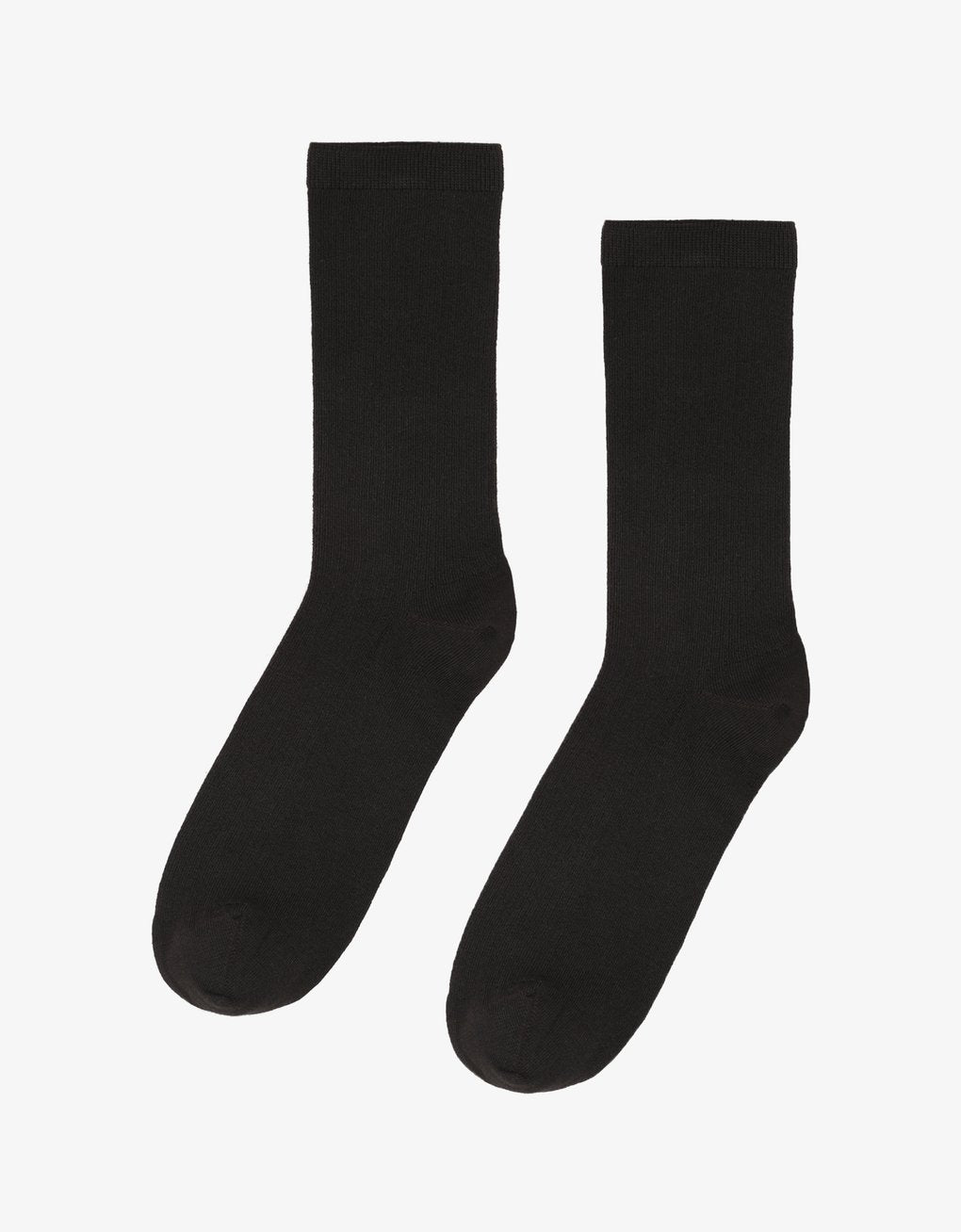 Chaussettes hautes en coton bio | noir "deep black"