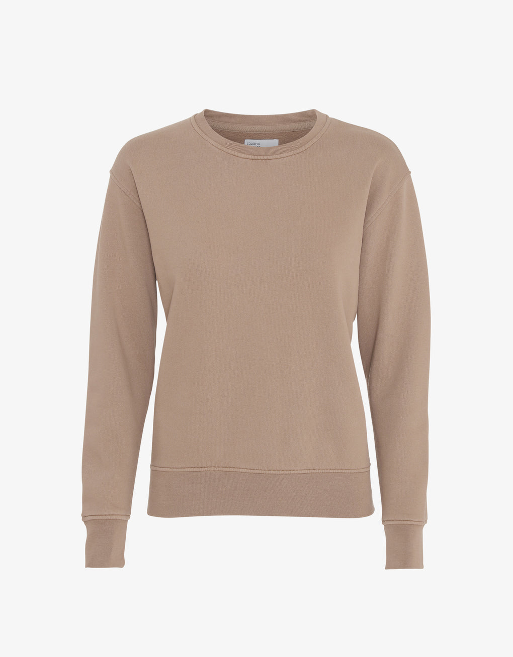 Sweat sable en coton bio  - desert khaki