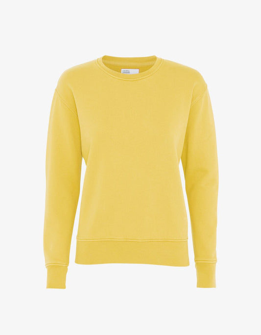 Sweat femme jaune en coton bio - Lemon Yellow