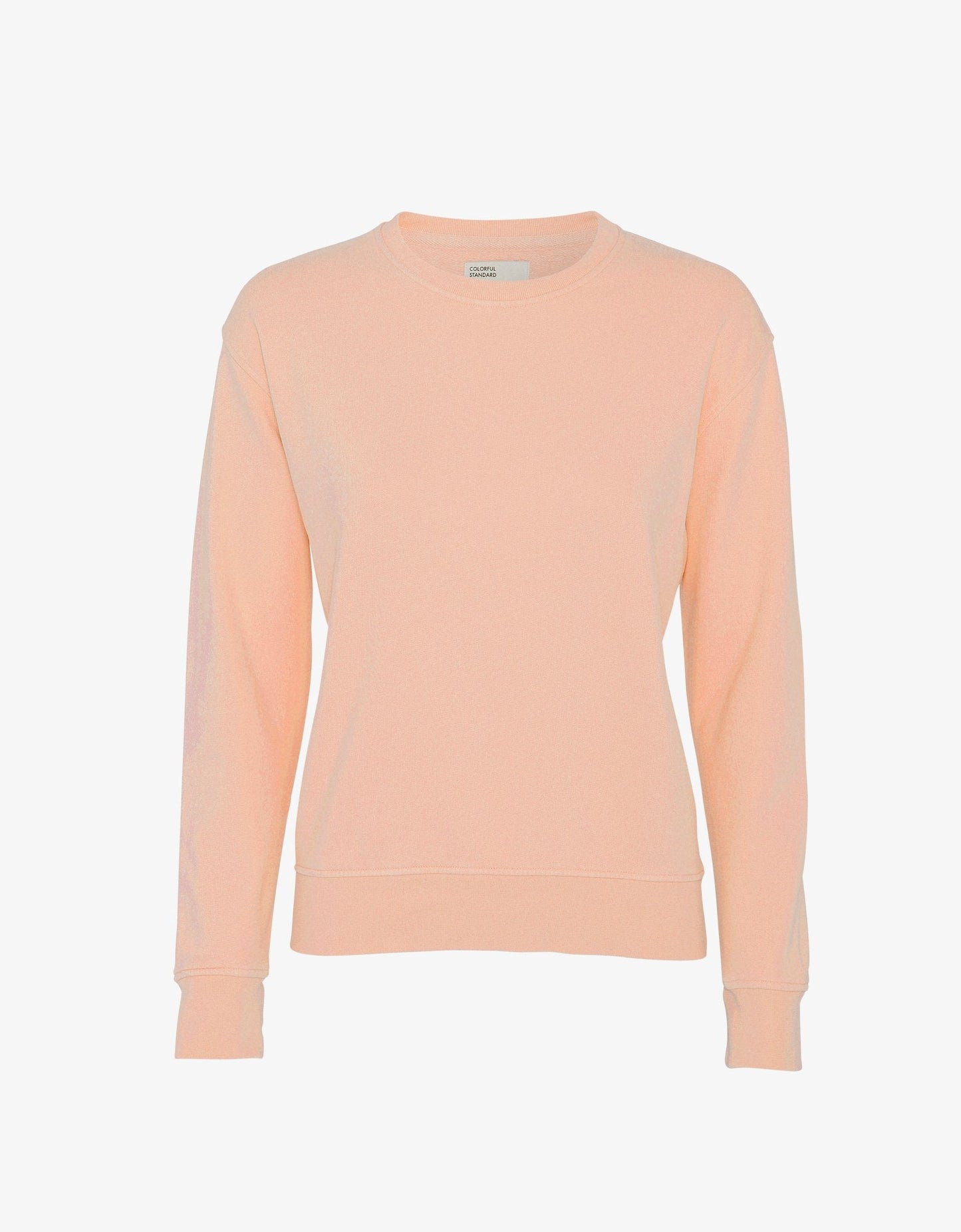 Sweat femme pêche en coton bio - Paradise peach