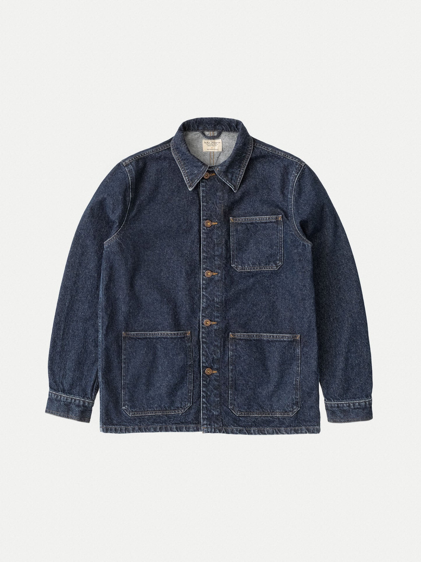 Veste en jean en coton recyclé - darkwash rebirth