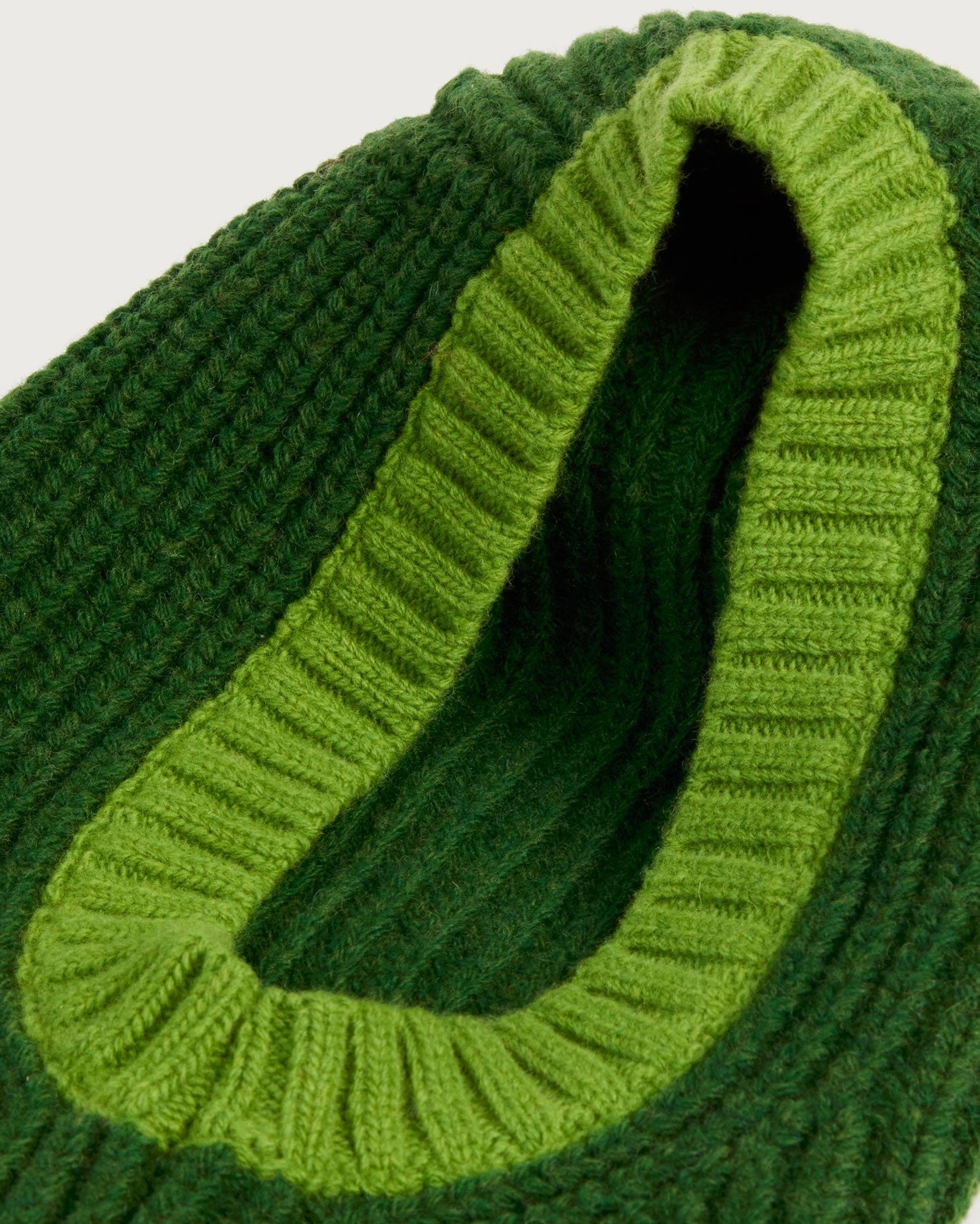 Cagoule en laine certifiée | vert "dark green jude balaclava - green"