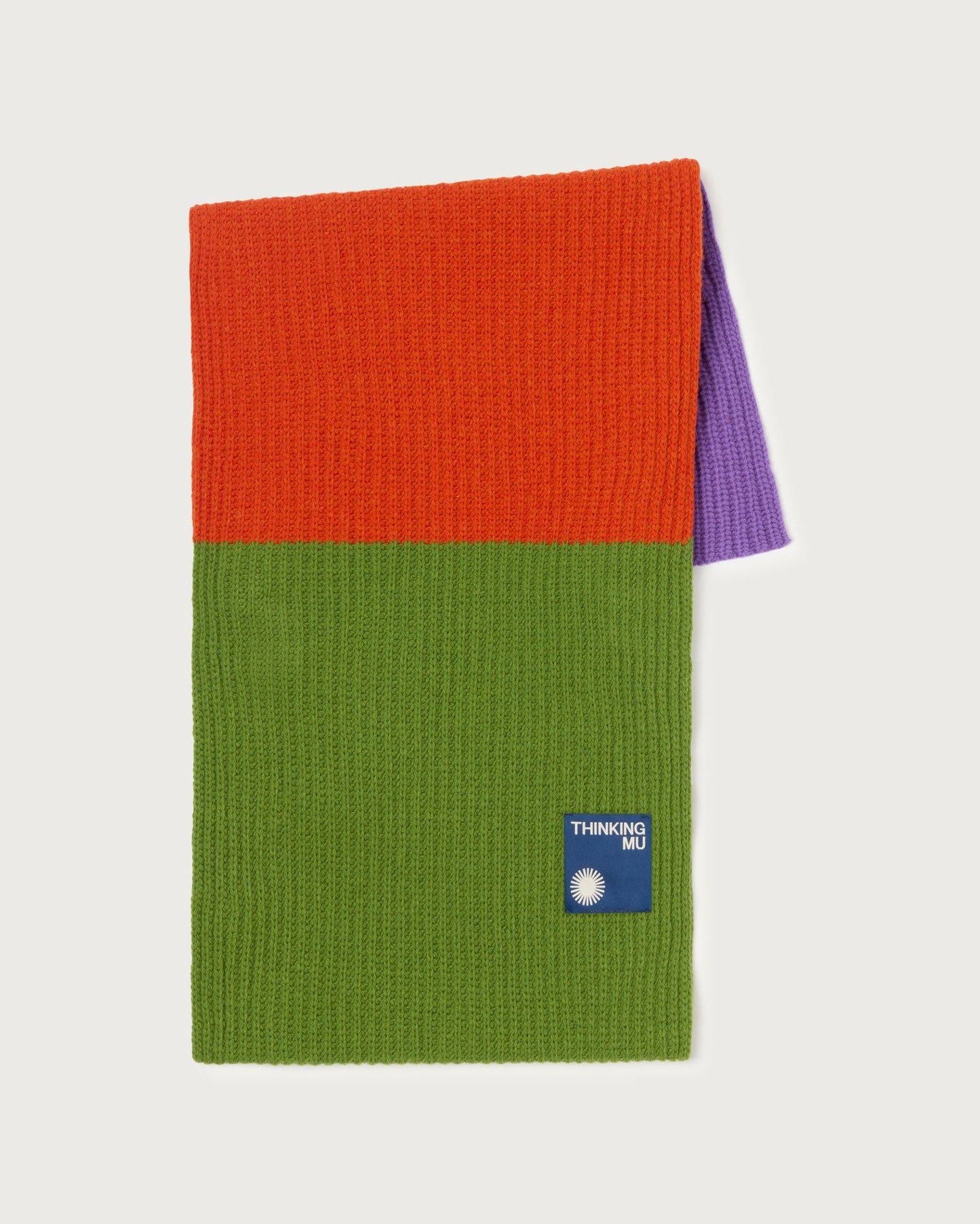 Écharpe en laine certifiée | multicolore "garden ghede scarf"