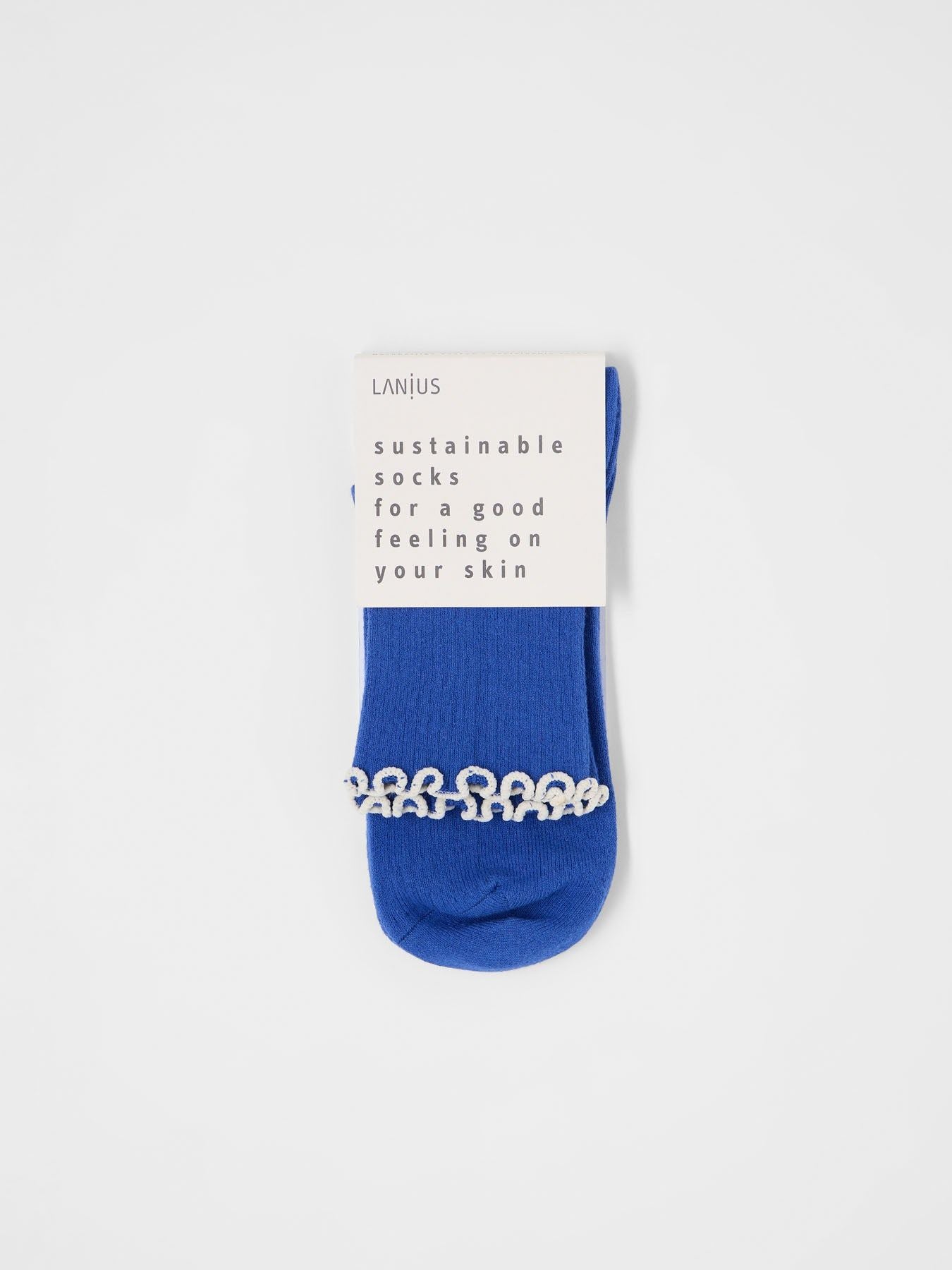 Chaussettes en coton bio | bleu | Lapis