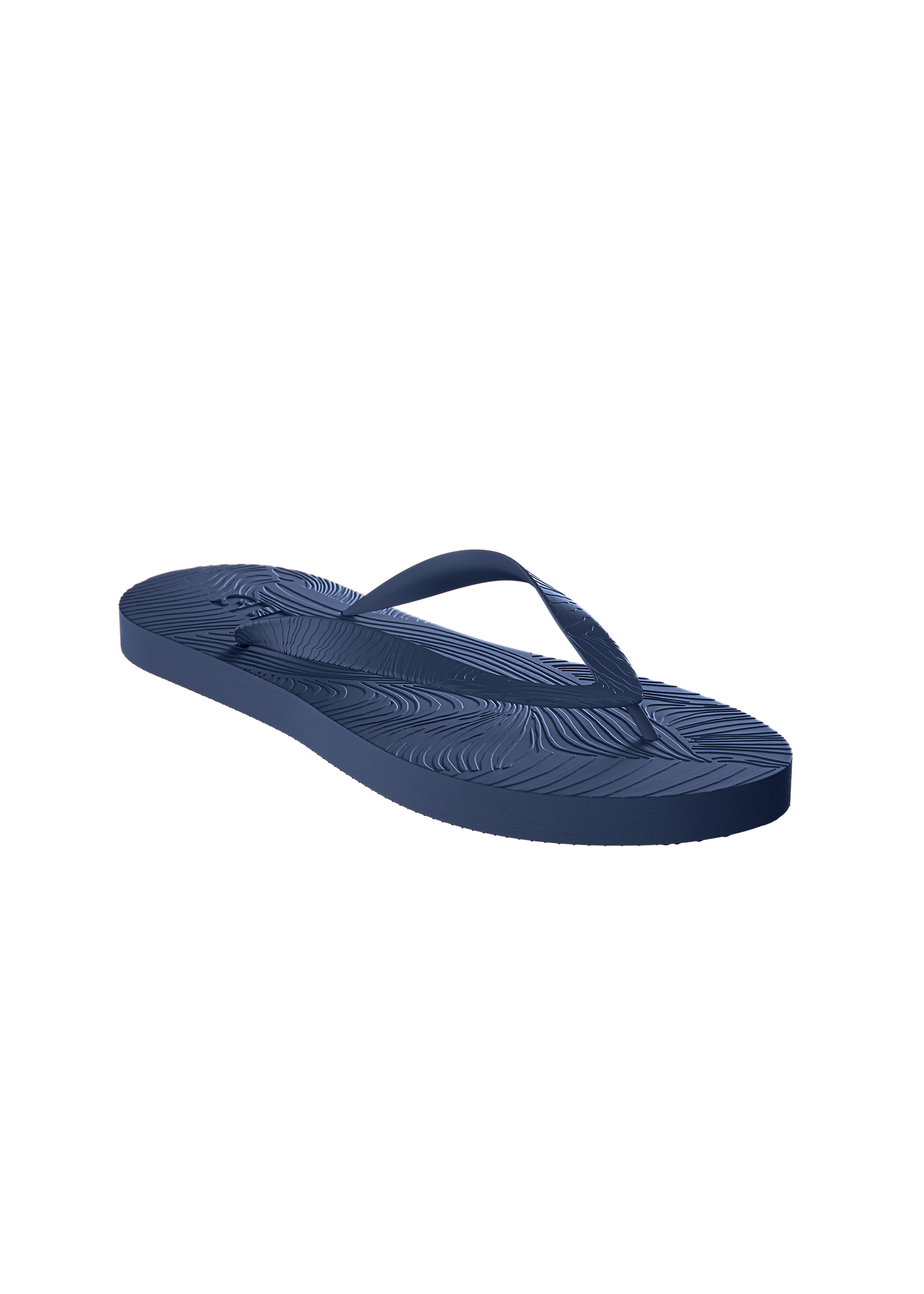 Tongs en caoutchouc naturel | bleu "Mens regular navy" | Navy
