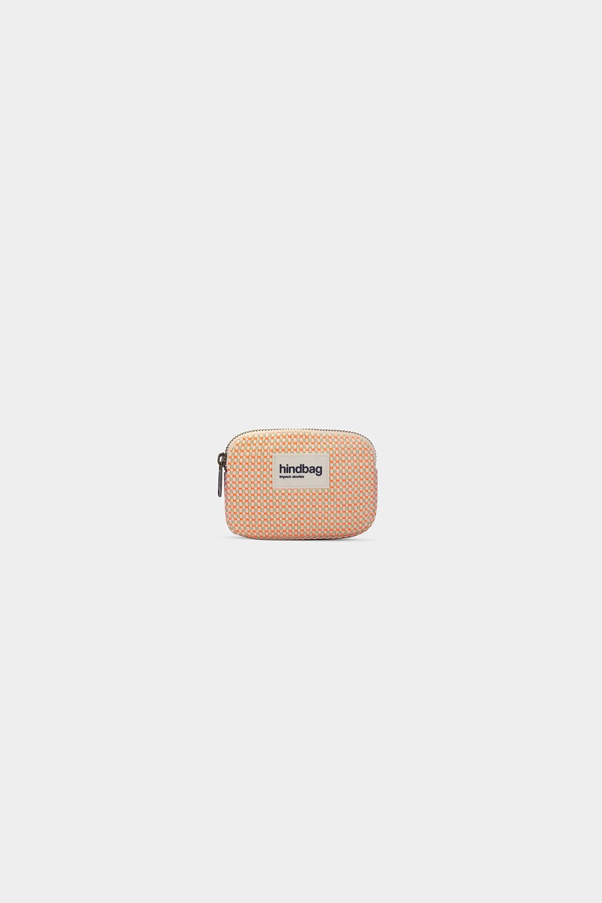 Porte-monnaie en coton bio | tressage corail "lili tressage corail" - tressage corail | Tressage corail