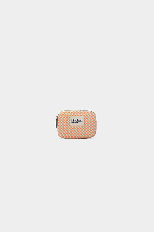 Porte-monnaie en coton bio | tressage corail "lili tressage corail" - tressage corail | Tressage corail