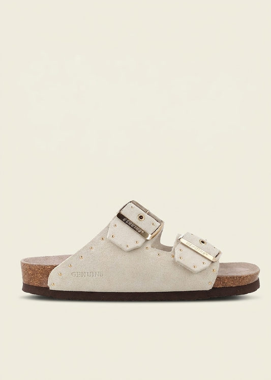 Sandales off white en cuir certifié | blanc "honolulu lead velour off white" | Off white
