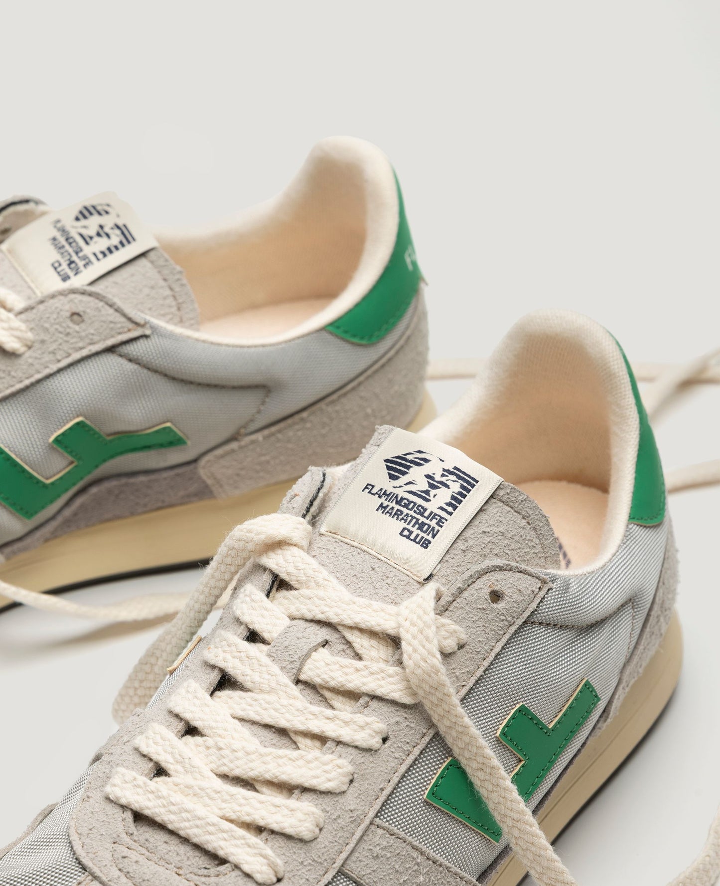 Baskets vegan | gris "marathon club gray erba" | Grey erba