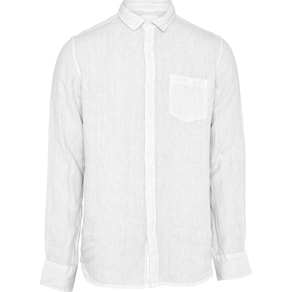 Chemise blanche en lin - larch