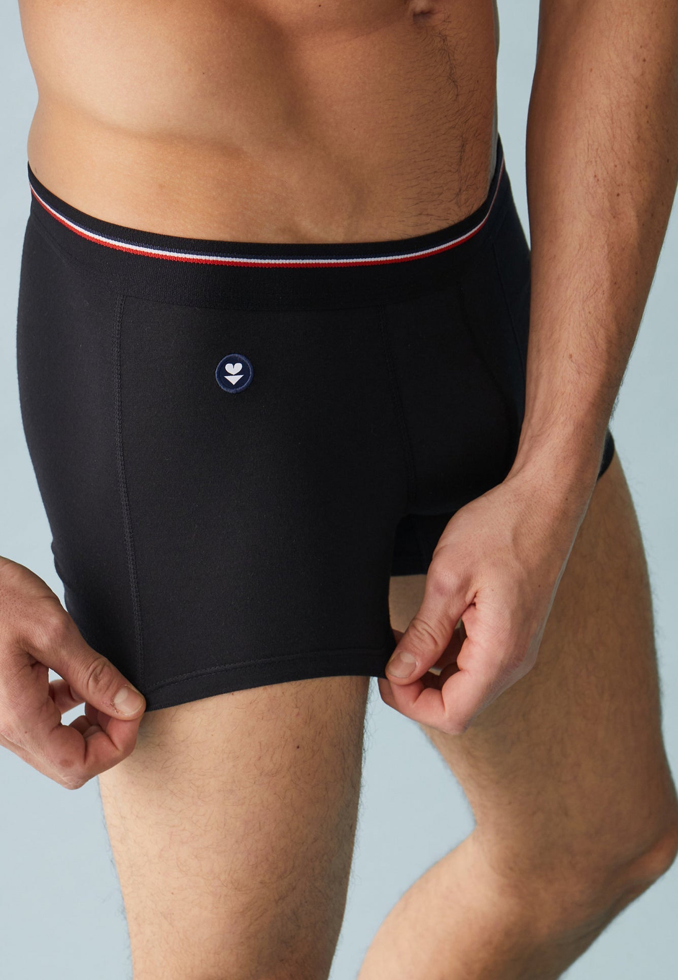 Boxer made in France en lyocell et coton | noir "samuel noir"