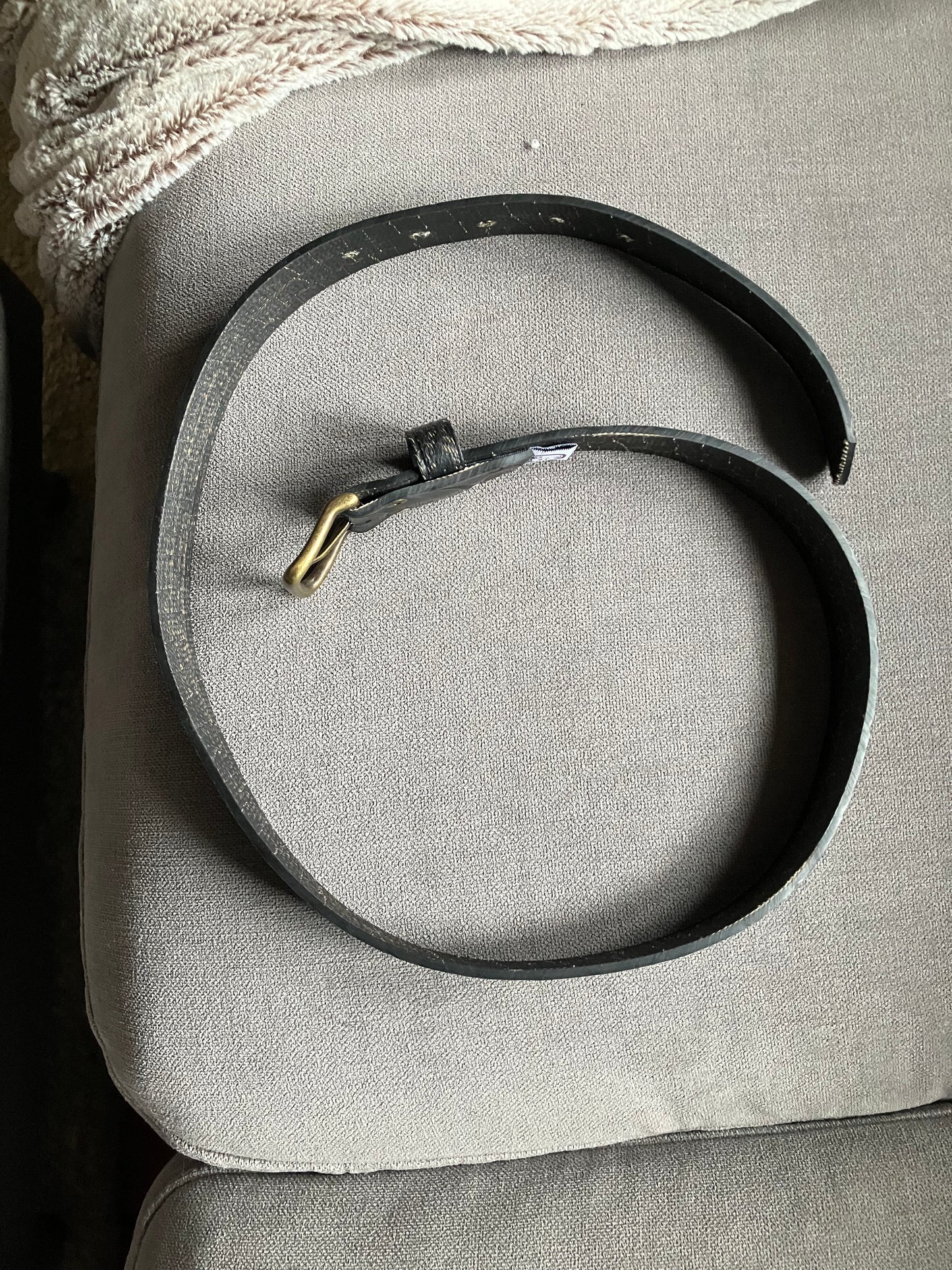 Ceinture noire en pneu upcyclé