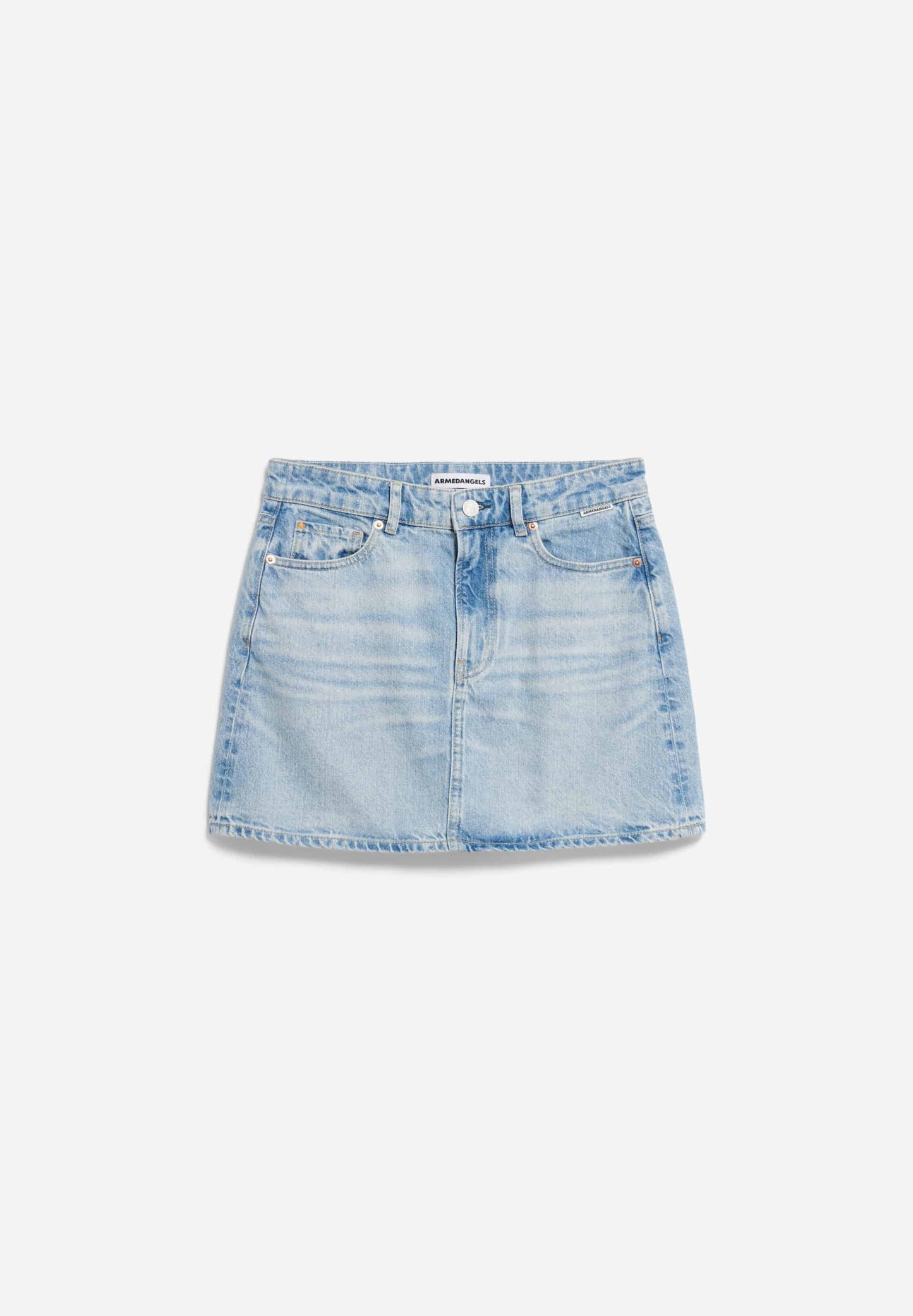 Jupe en coton biologique recyclé | bleu "aacumeri - andromedar"