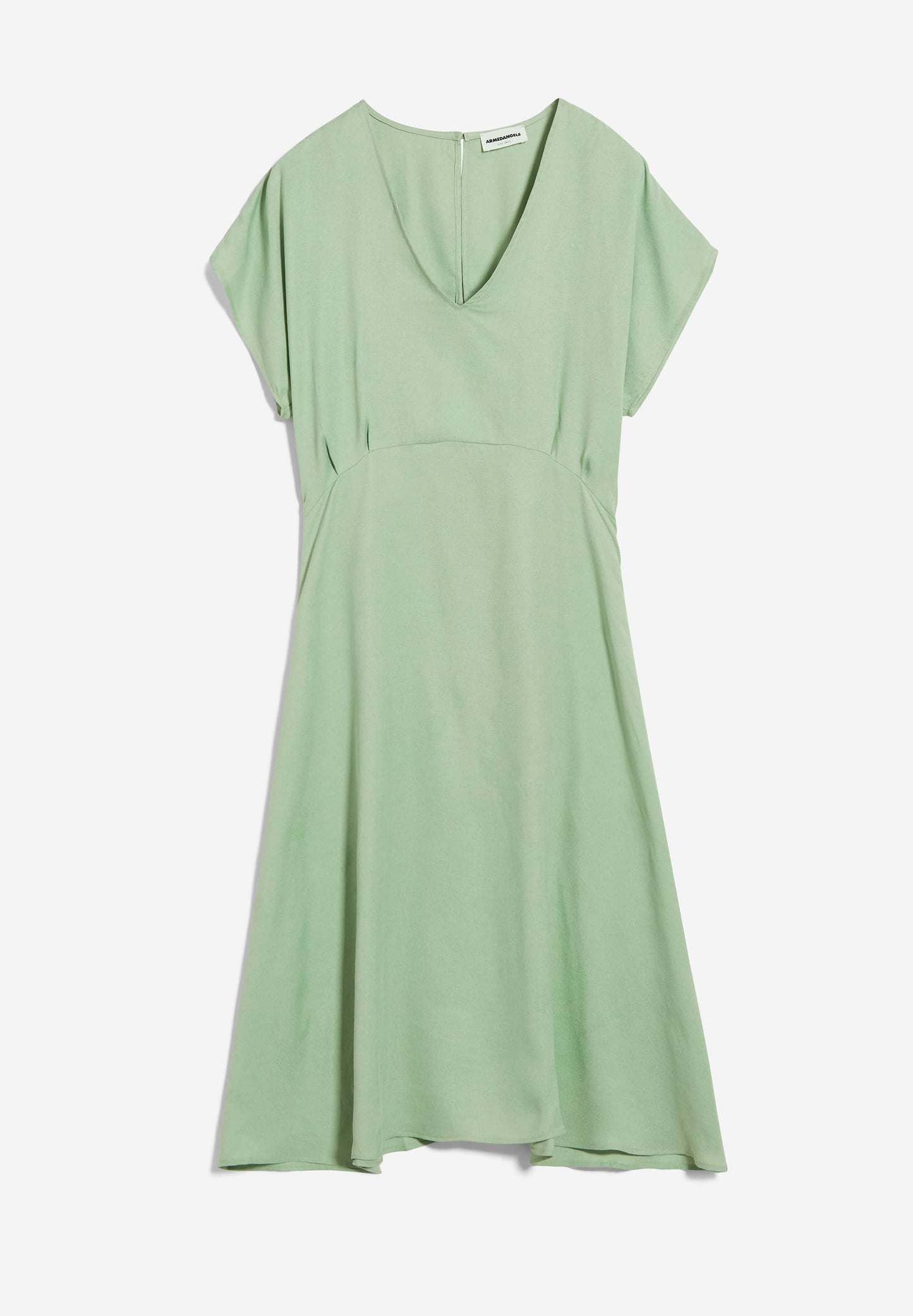 Robe midi en tencel | Verte "aalbine smith green"
