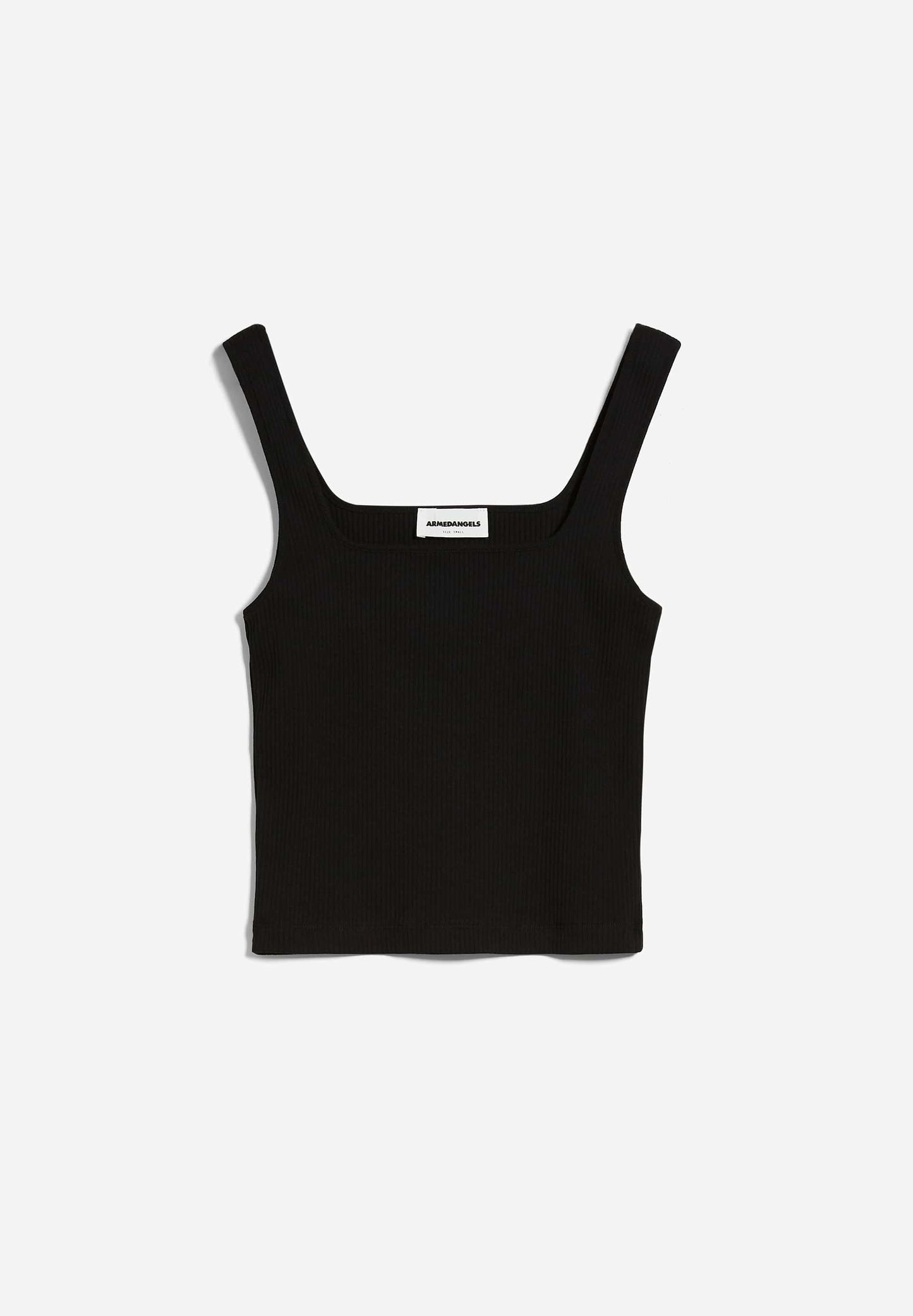 Débardeur noir en coton bio - aanong black