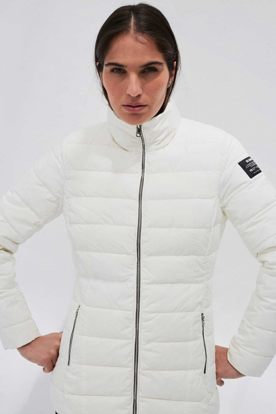 Doudoune blanche recyclée - New Kily