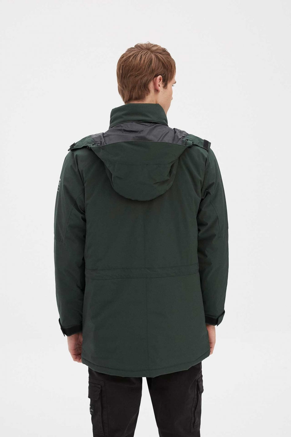 Manteau vert forêt en PET recyclé et Sorona - Stoway