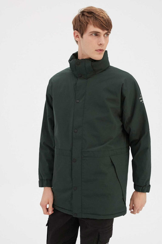 Manteau vert forêt en PET recyclé et Sorona - Stoway