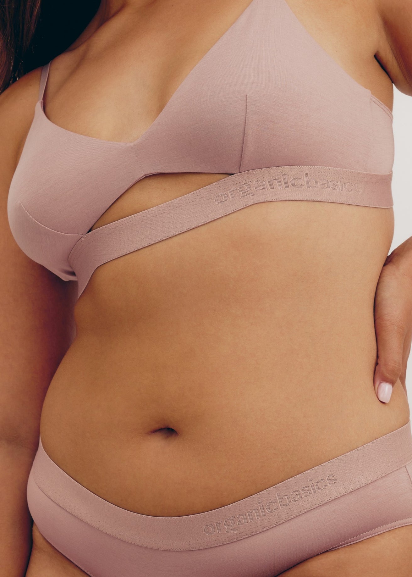 Soutien-gorge en tencel | rose "soft touch bralette dusty rose"