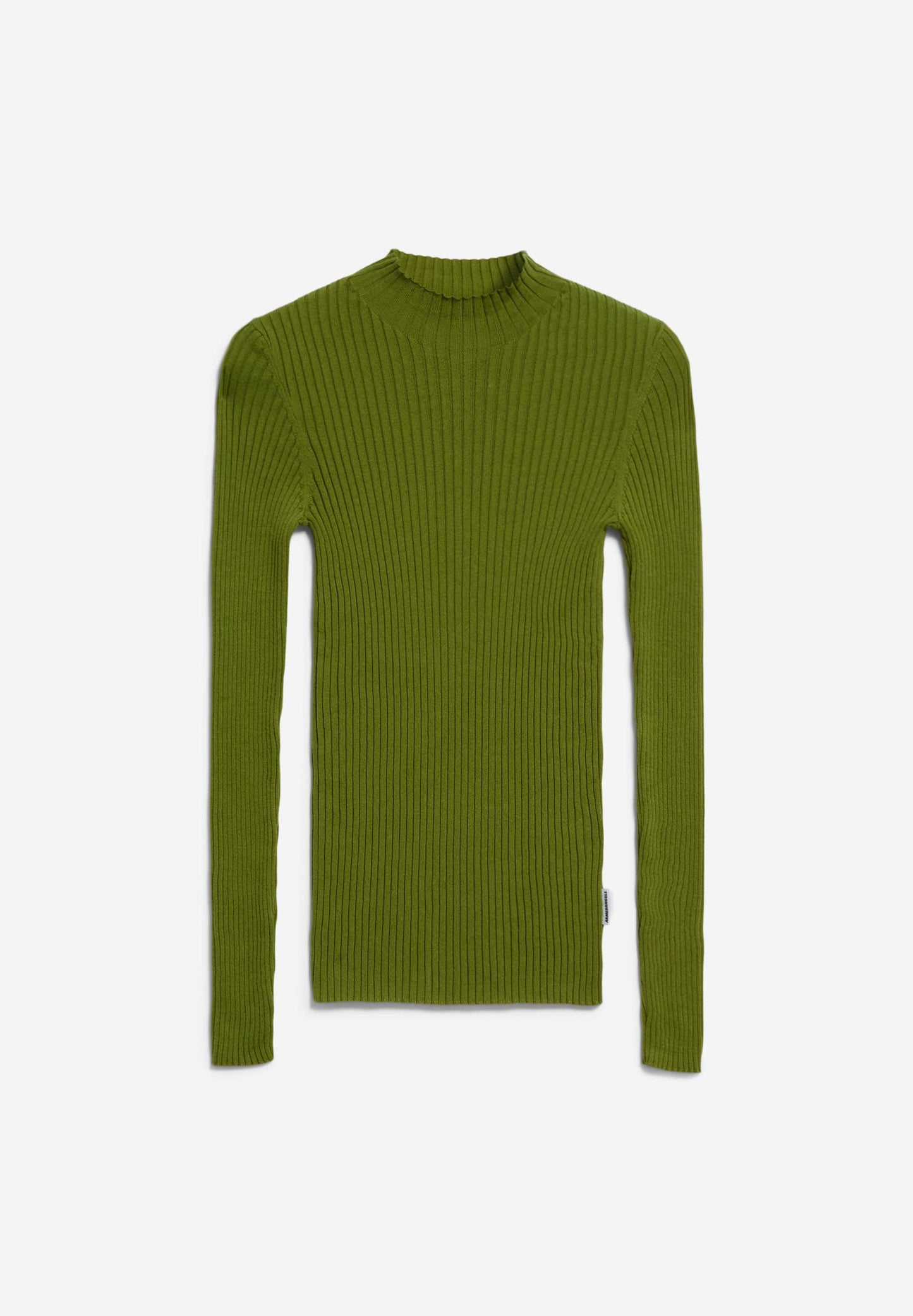 Sous-pull en coton bio | vert "alaania - dark moss"